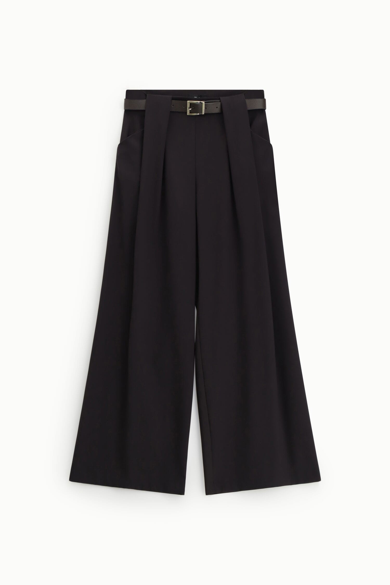 Pantaloni Palazzo Con Cintura In Vita E Pince Dixie