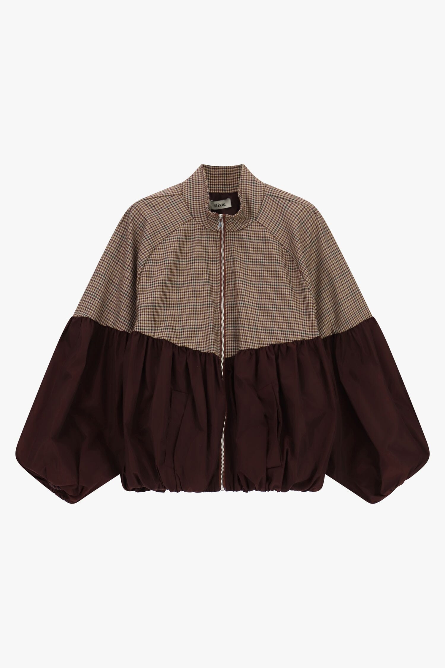 Bomber Con Maniche Balloon E Zip Frontale Dixie