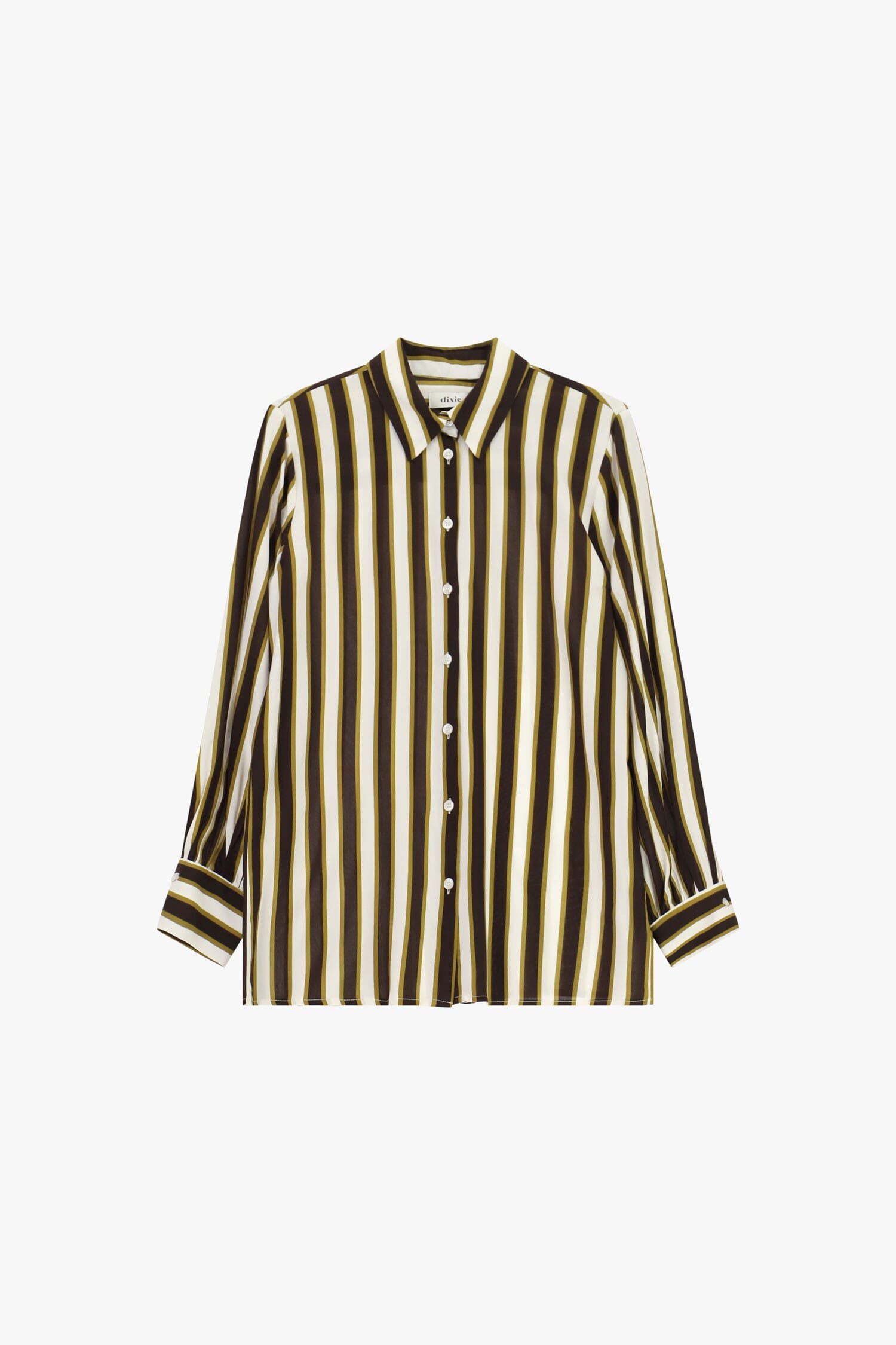 Camicia A Righe Verticali Con Maniche Lunghe Dixie
