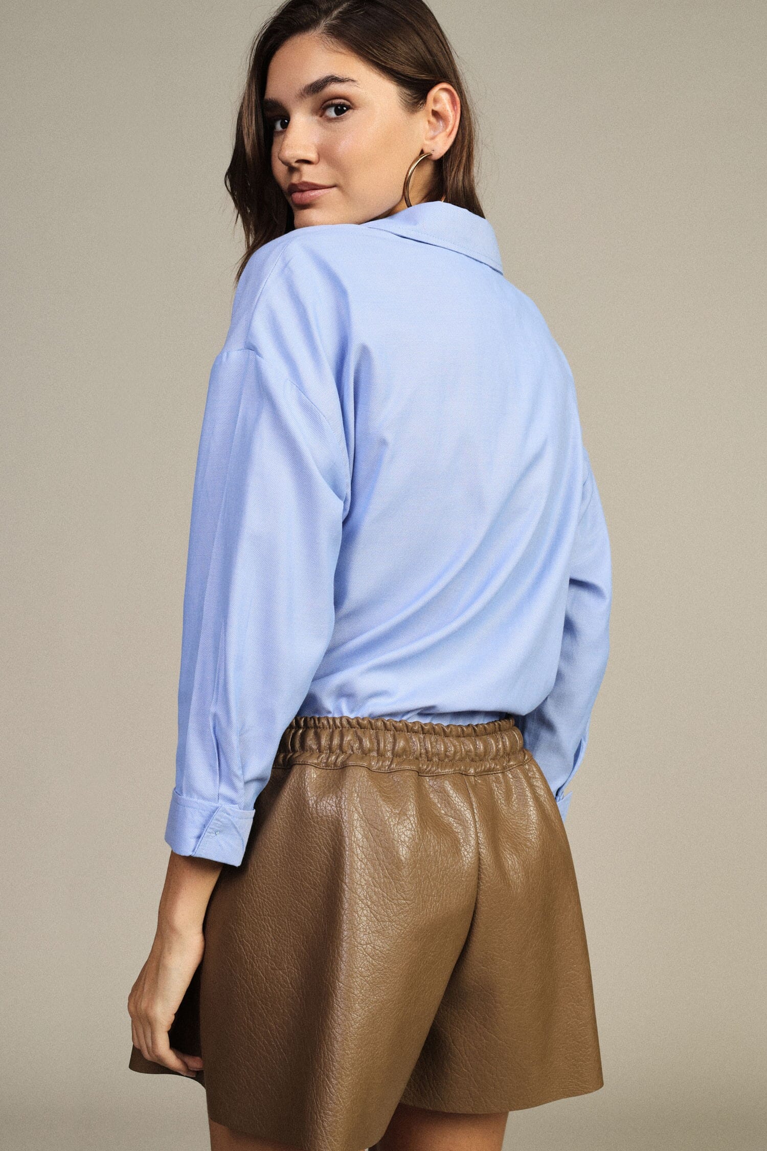 Chemise ample à manches trois-quarts Dixie