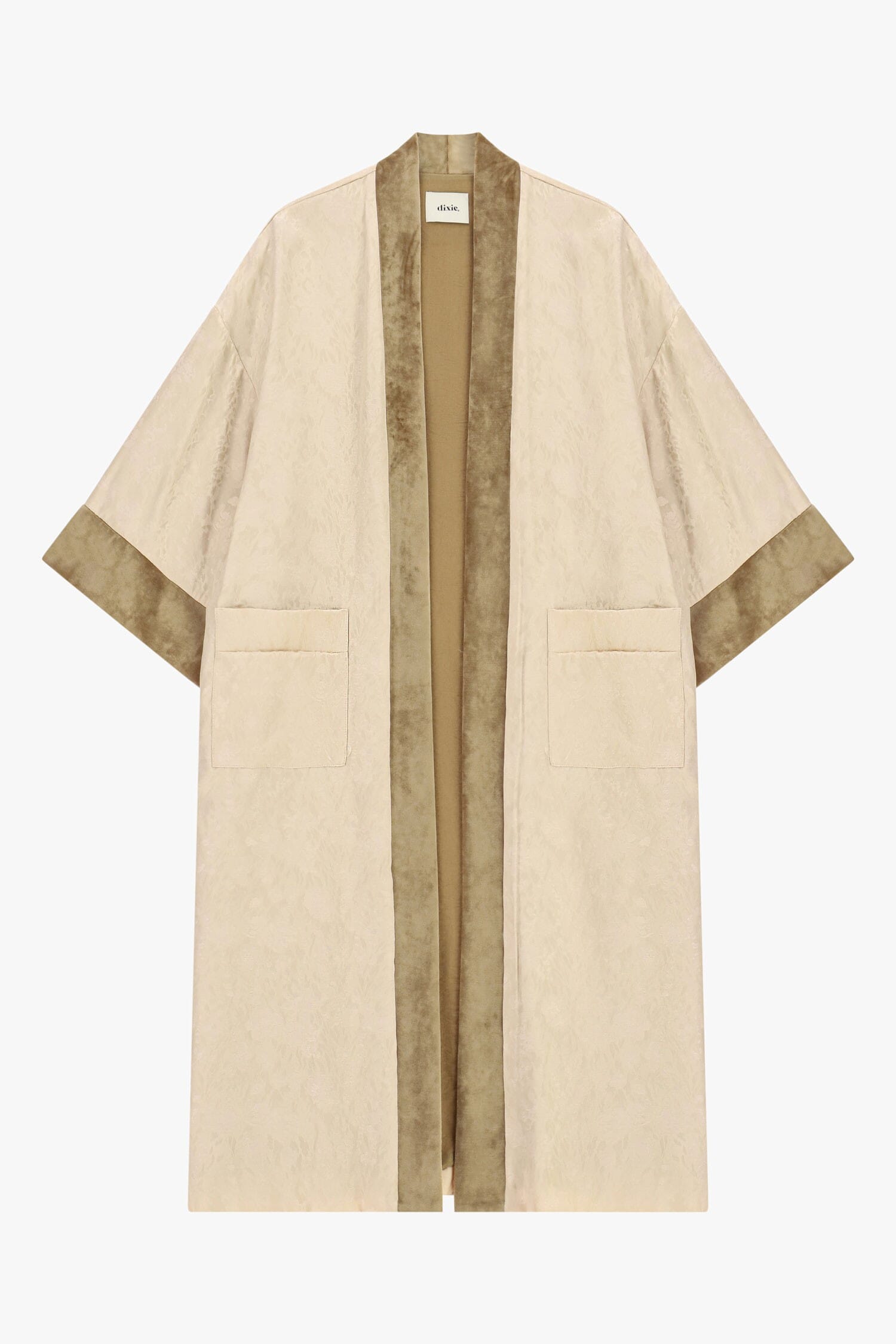 Manteau Duster en jacquard à larges manches Dixie
