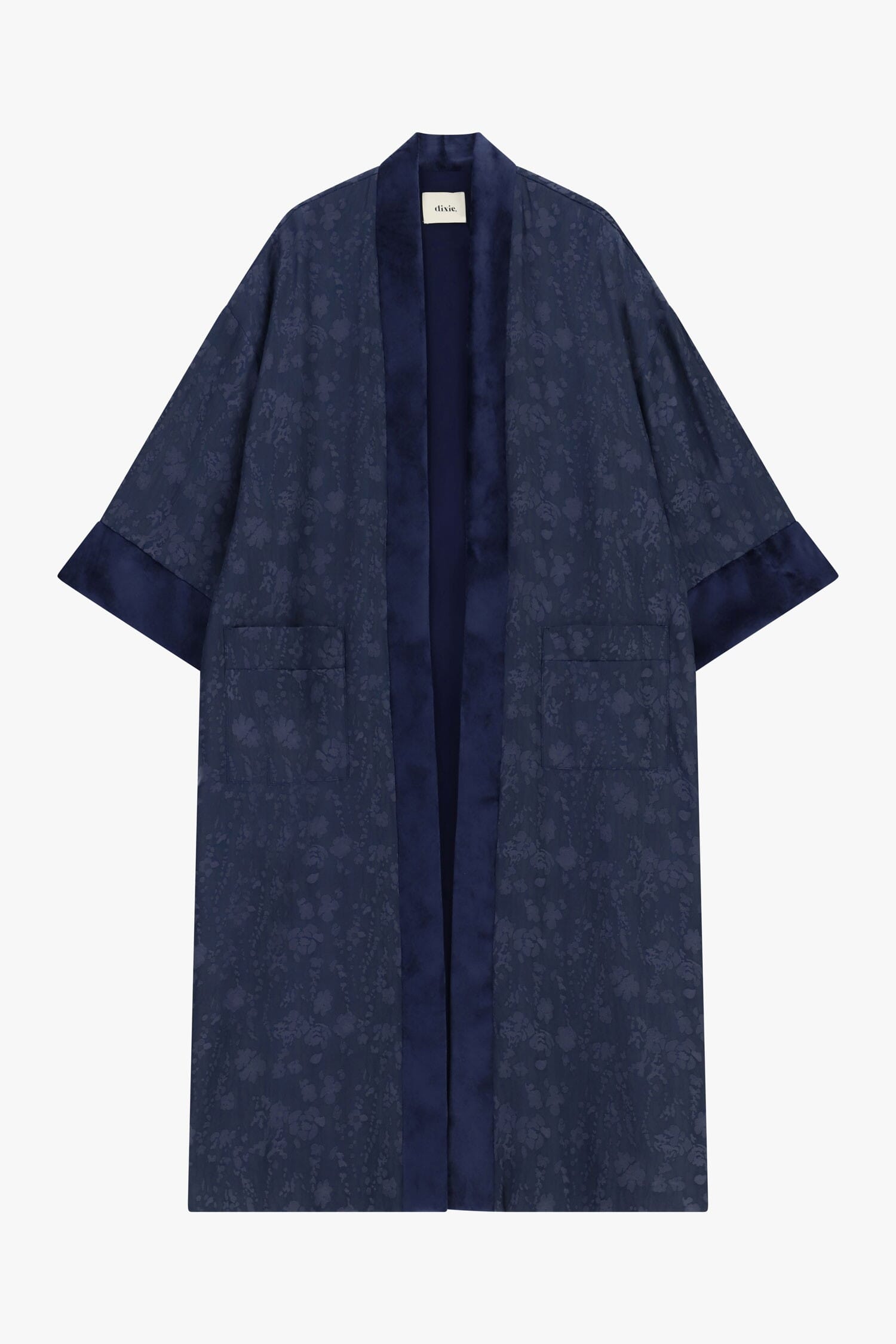 Manteau Duster en jacquard à larges manches Dixie