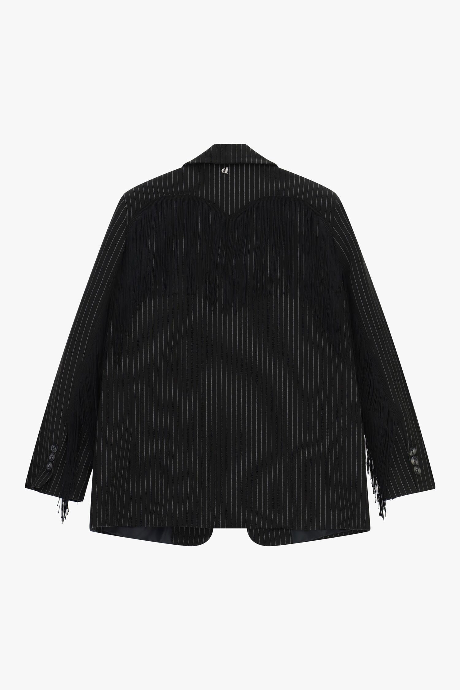 Blazer à rayures avec franges décoratives Dixie