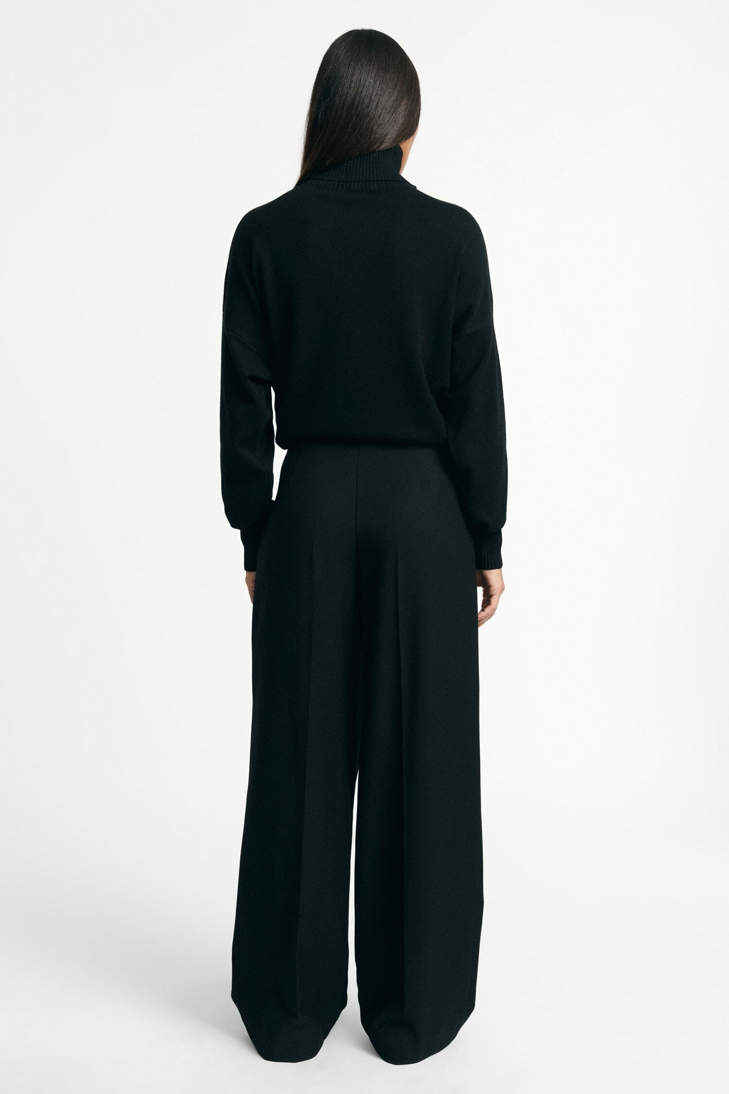Pantaloni Palazzo Vita Alta Con Pinces Please