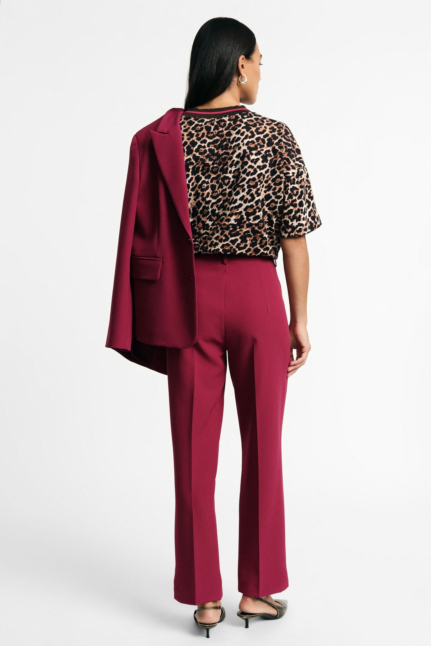 Pantaloni Sartoriali Vita Regolare Con Pinces Please