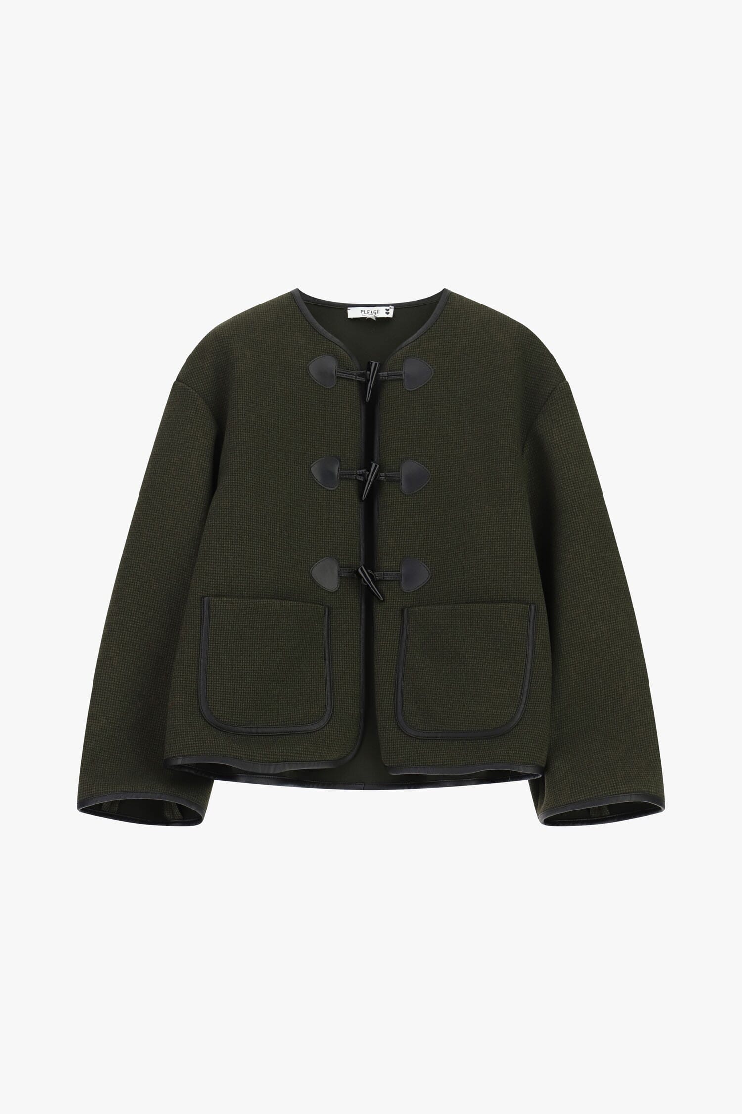 Giacca Camicia Con Tasche Frontali E Chiusura Toggle Please