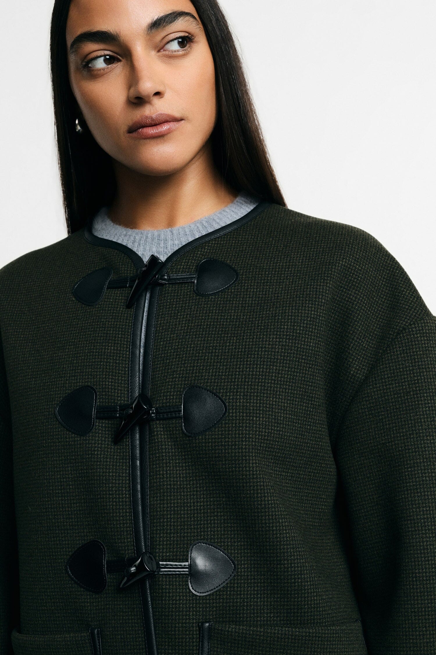Giacca Camicia Con Tasche Frontali E Chiusura Toggle Please