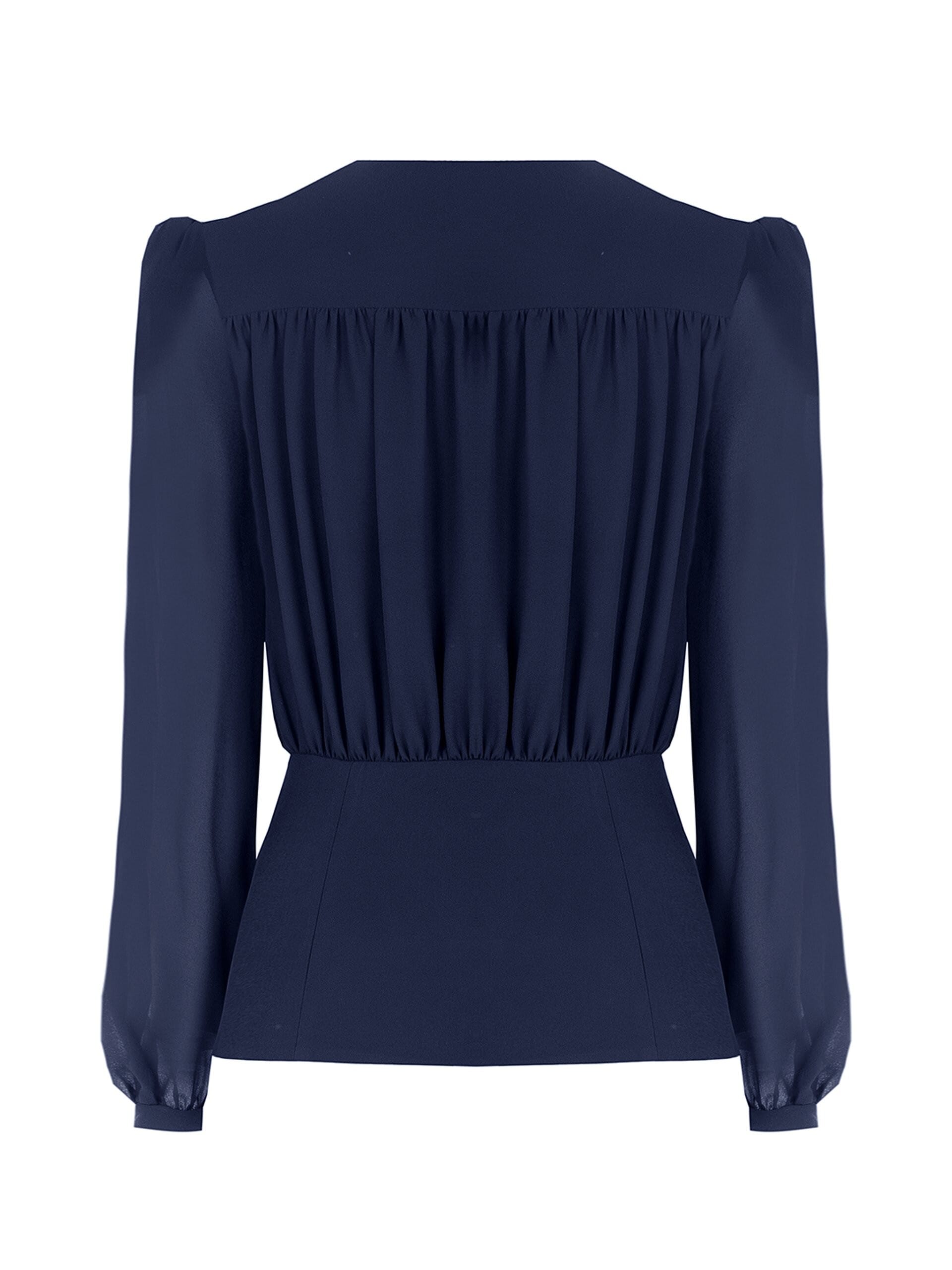 Rinascimento Semi-Transparent Georgette Studio Shirt