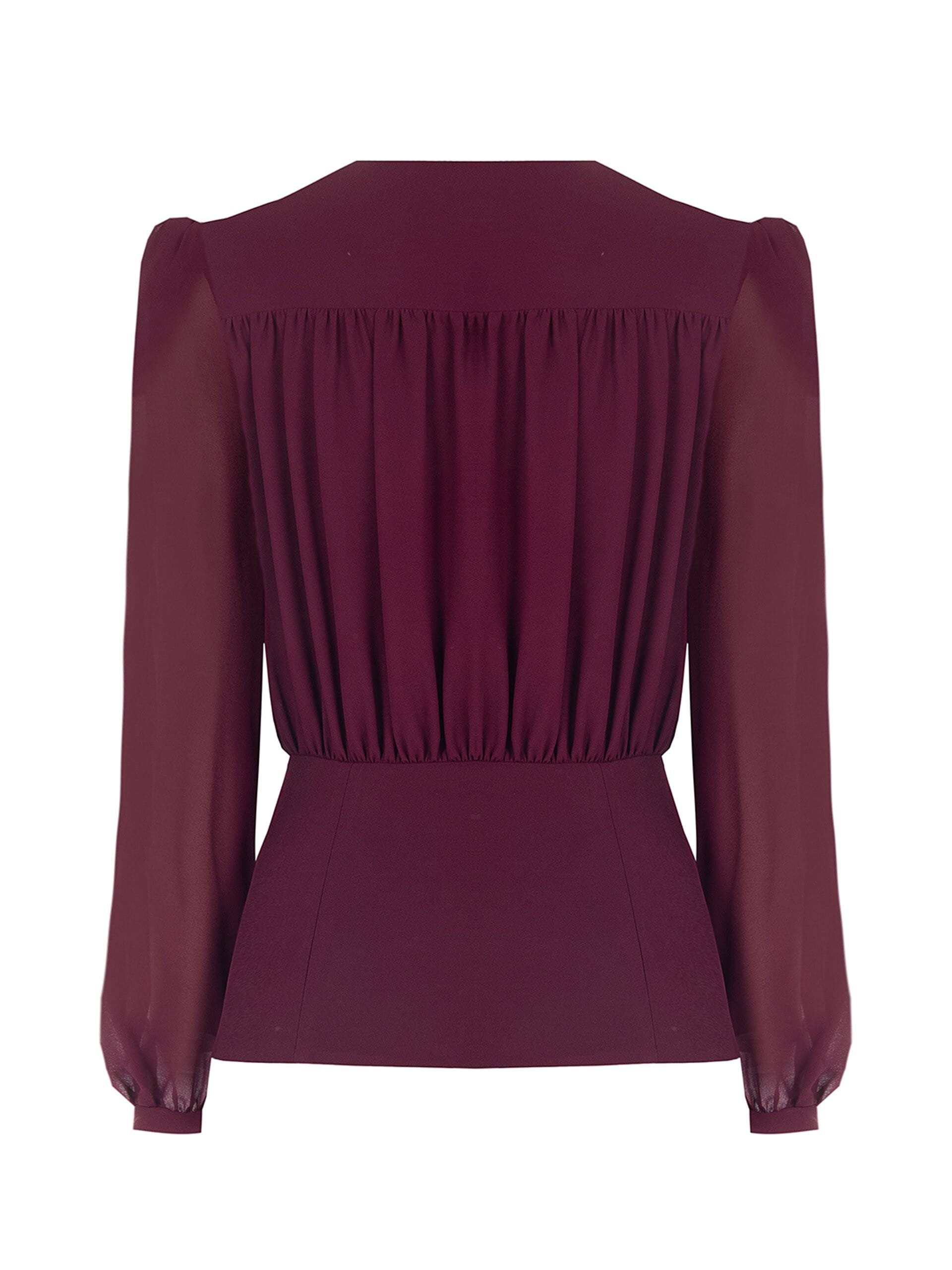 Rinascimento Semi-Transparent Georgette Studio Shirt