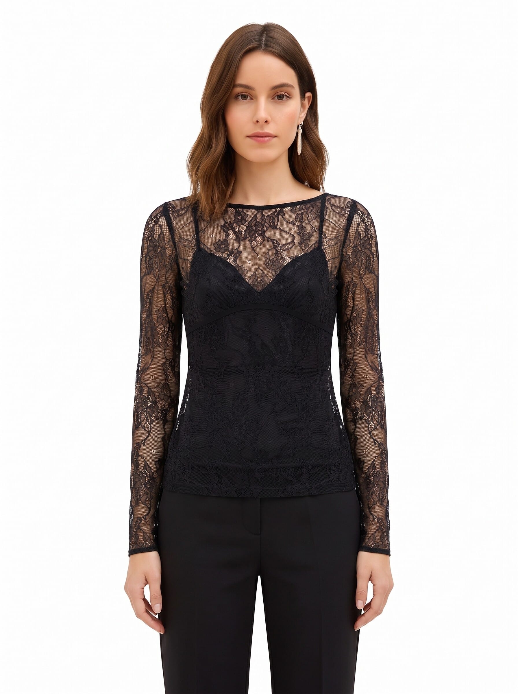 Chantilly Lace Top with Rinascimento Tank Top