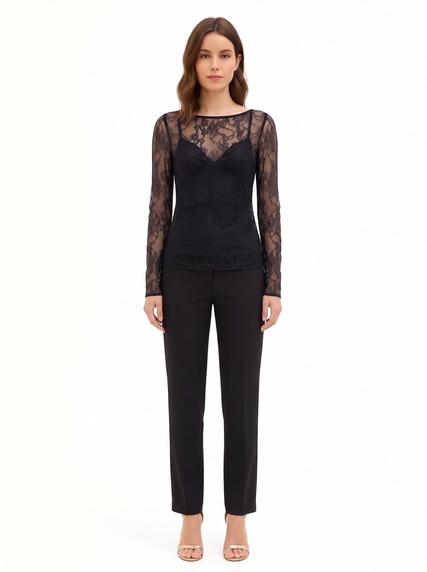 Chantilly Lace Top with Rinascimento Tank Top