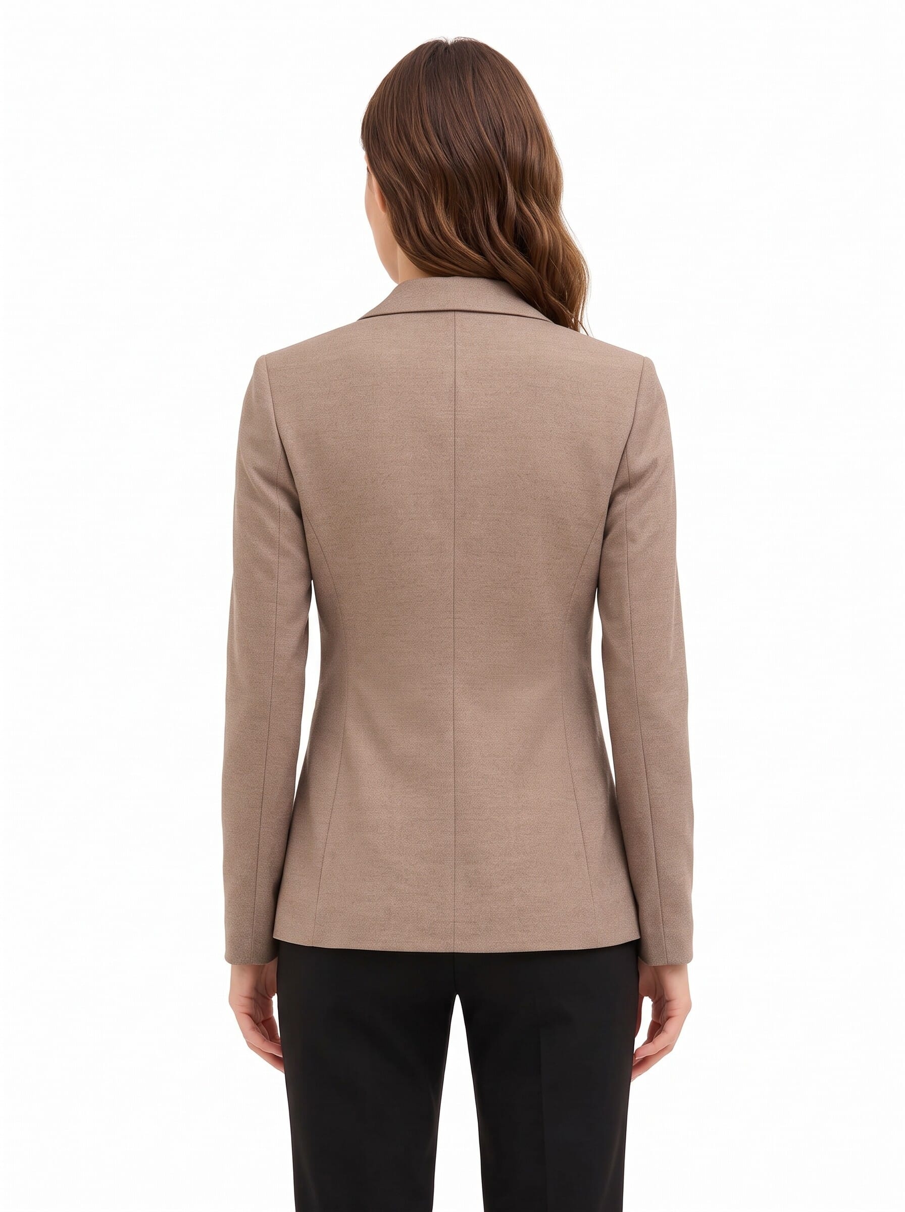 Giacca Blazer Sfiancata In Poliviscosa Con Bottone Coordinato Rinascimento