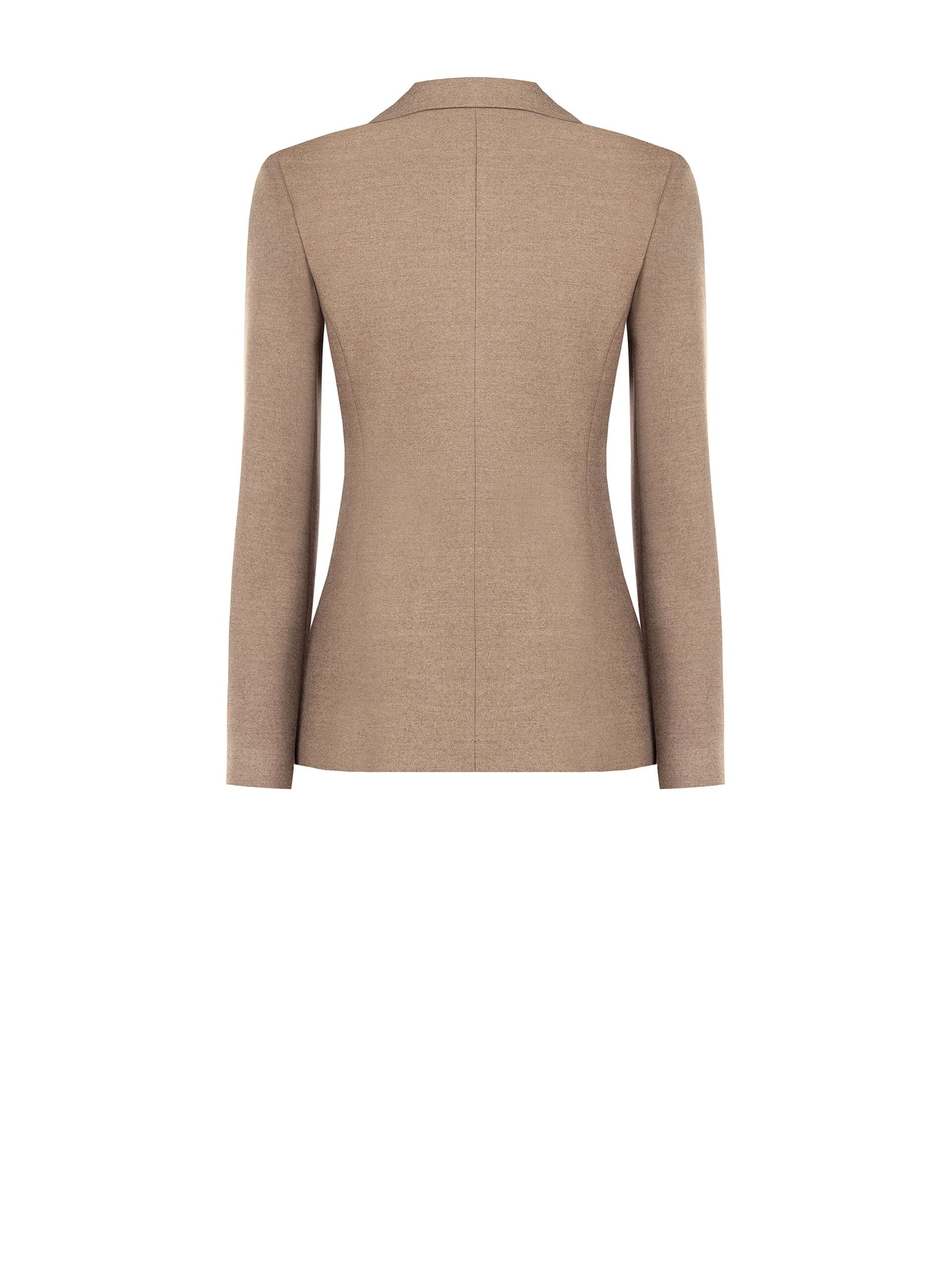 Giacca Blazer Sfiancata In Poliviscosa Con Bottone Coordinato Rinascimento