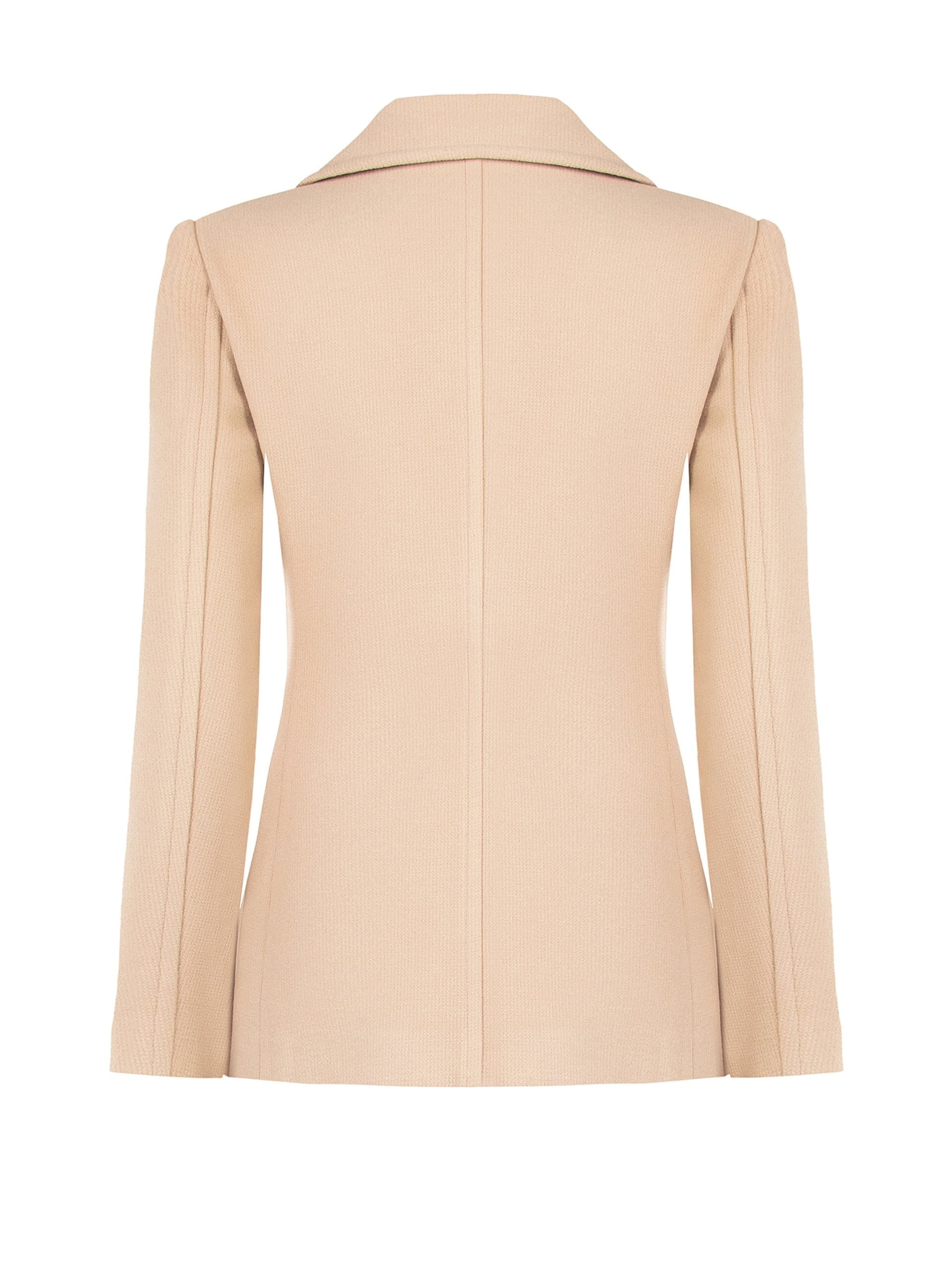 Cappotto Corto Sfiancato Con Bottoni Coordinati Rinascimento
