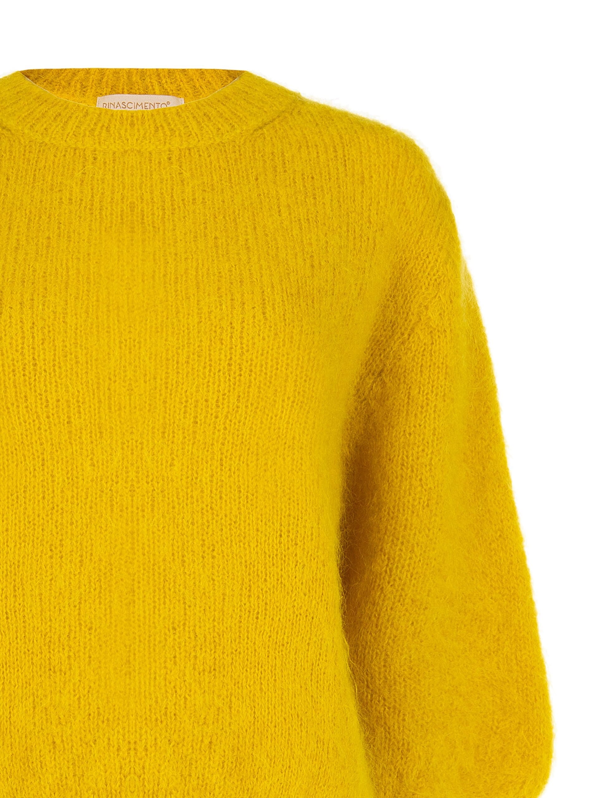 Maglione Over In Misto Mohair Con Maniche A 3/4 Rinascimento