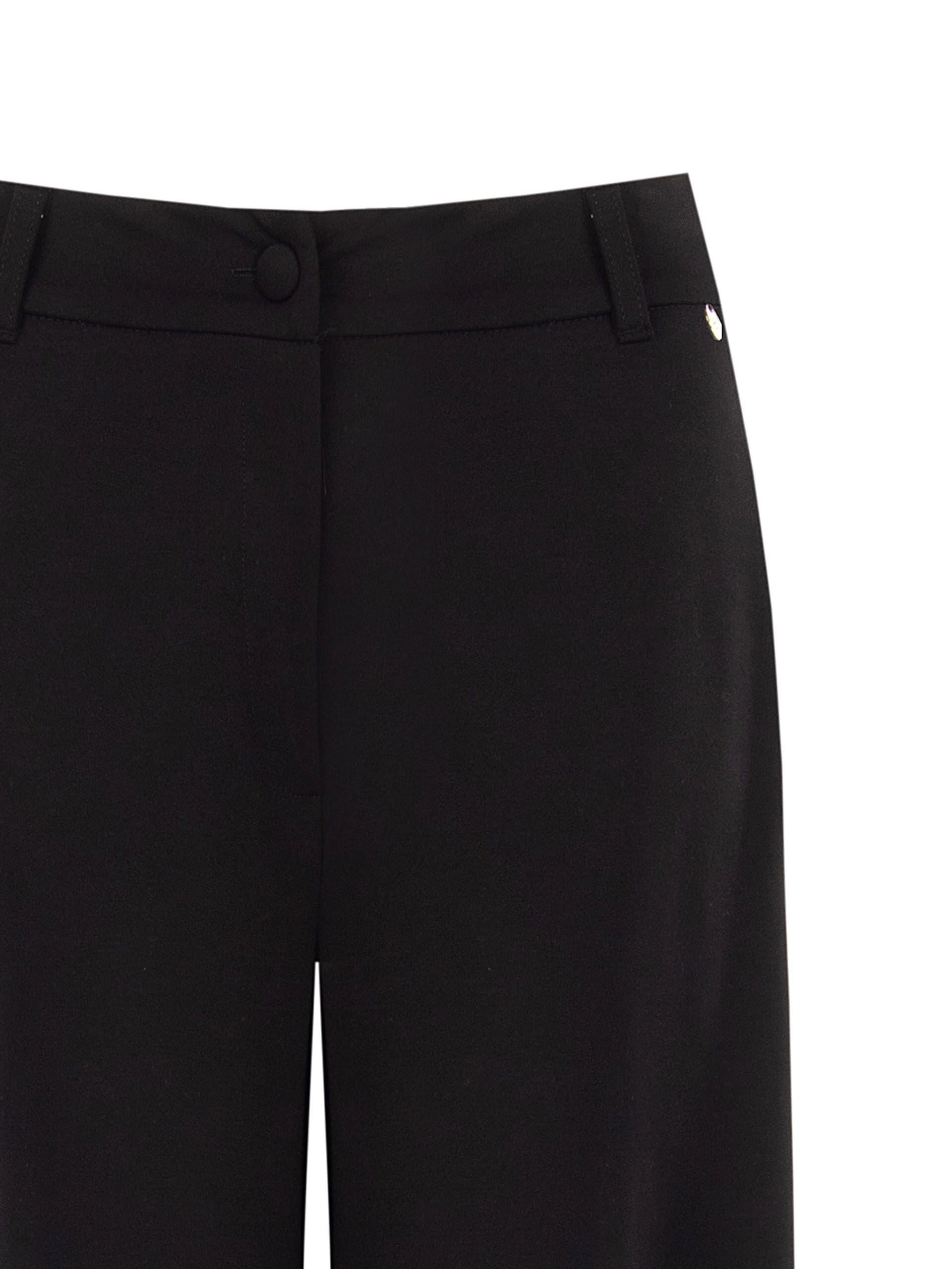 Pantaloni Palazzo In Punto Milano Con Tasche Rinascimento