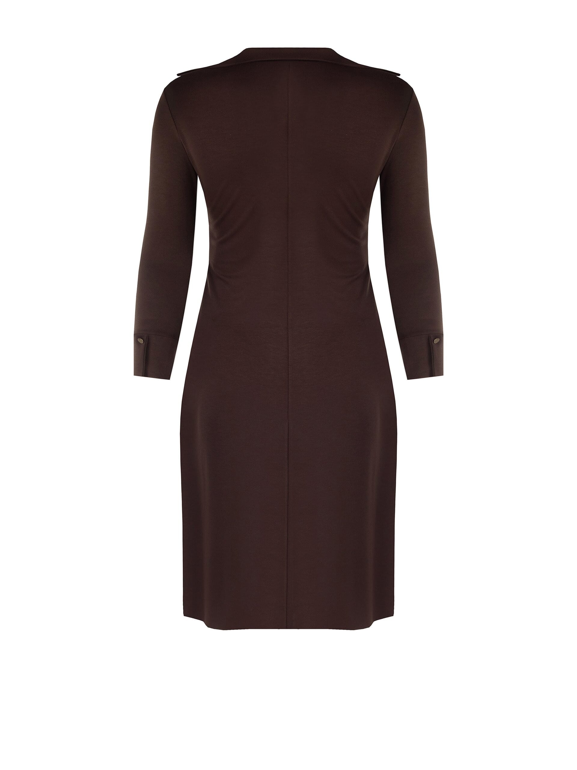 Abito Curvy In Jersey Stile Polo Con Scollo A V E Arricciatura Centrale Rinascimento Curvy