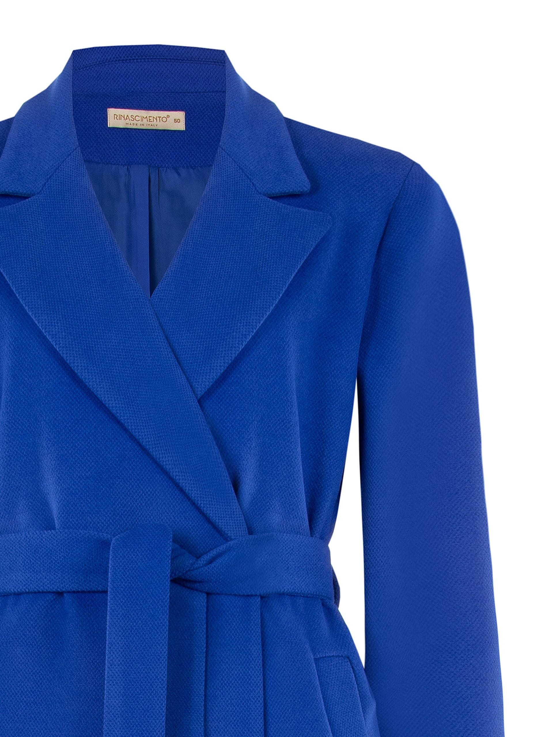 Cappotto Spolverino In Panno Con Cintura Coordinata Rinascimento Curvy