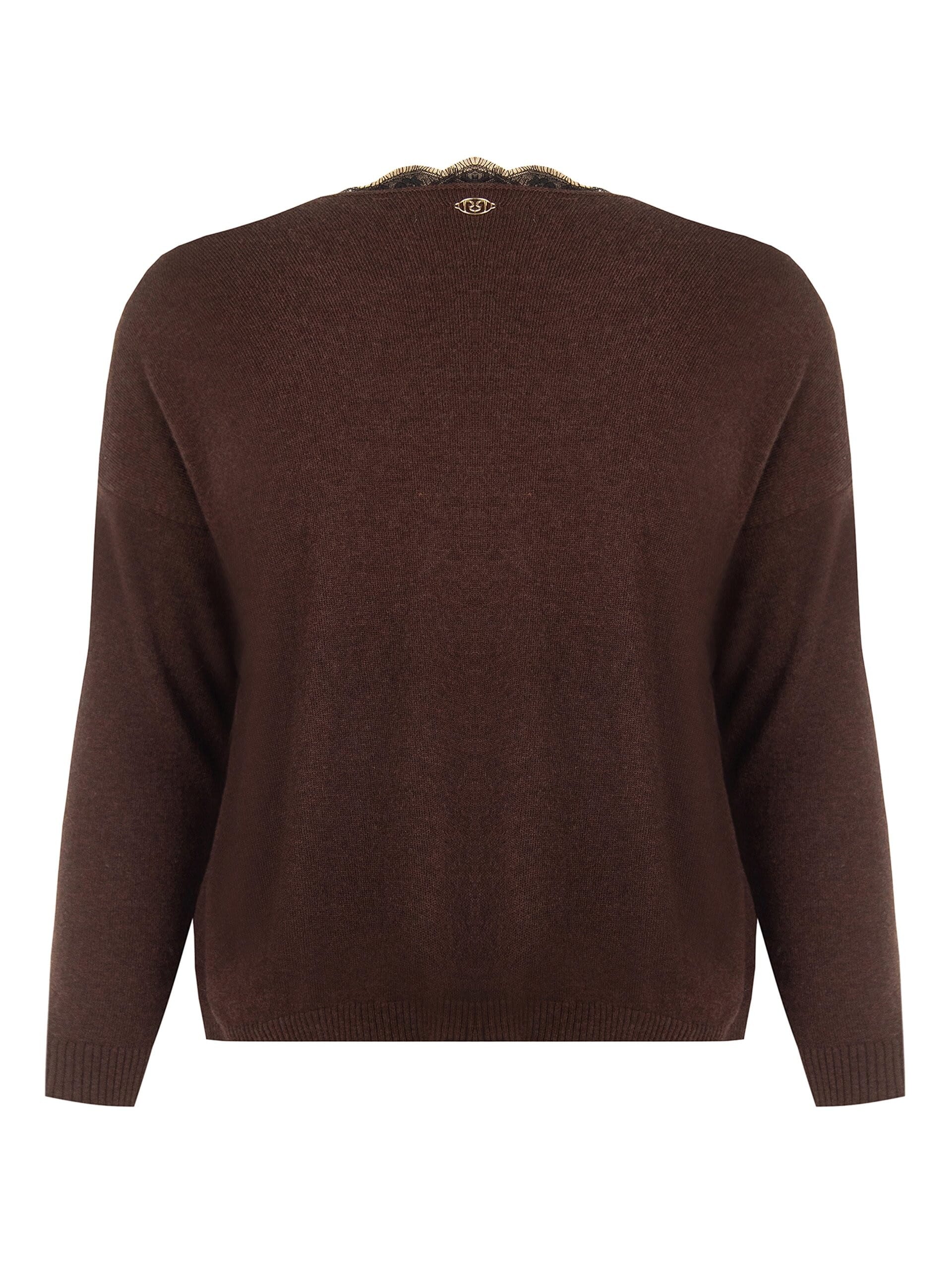 Maglione Curvy Cardigan Con Inserti In Pizzo Rinascimento Curvy