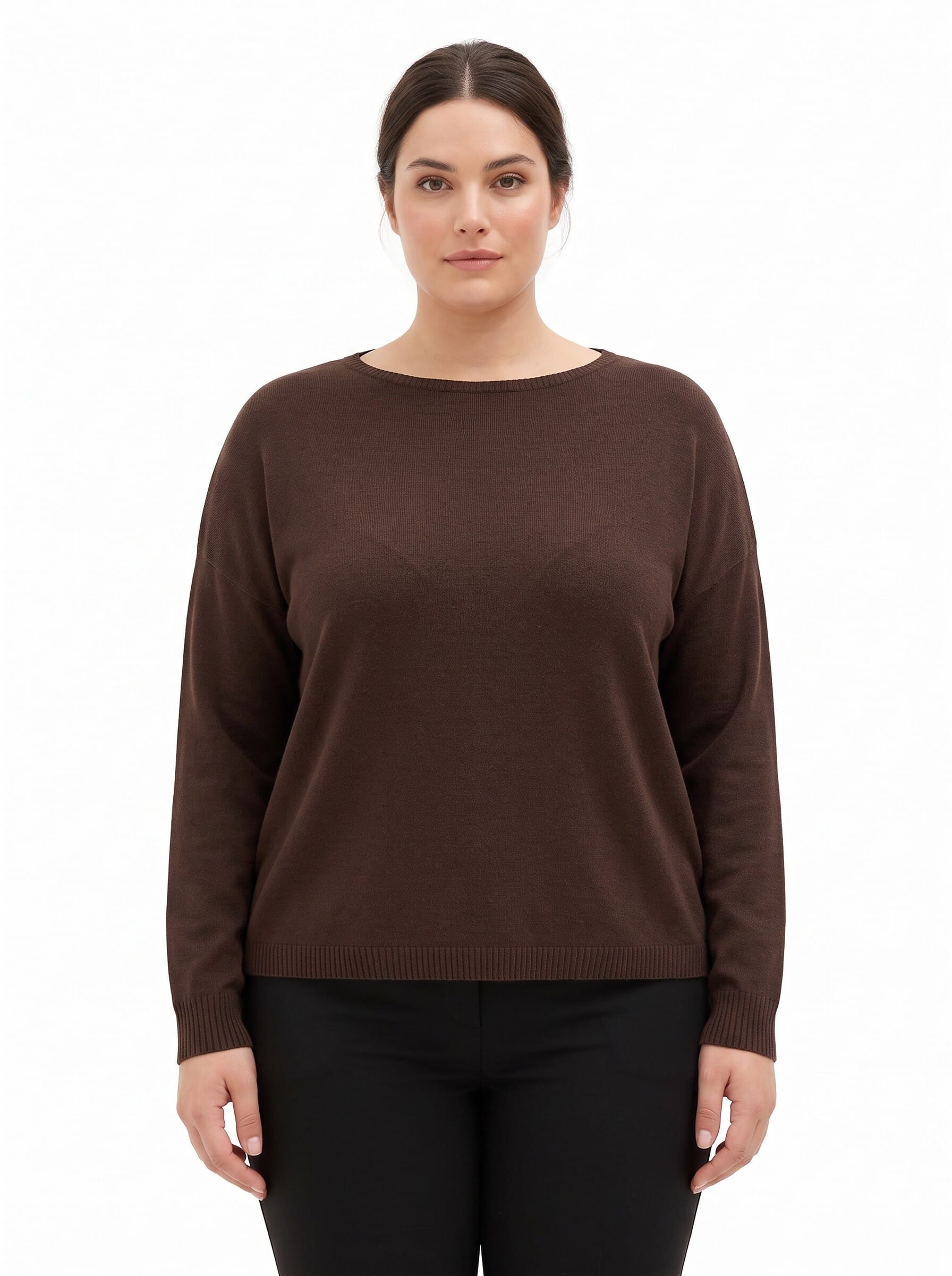 Maglione Curvy Ampio Con Scollo A Barchetta Rinascimento Curvy