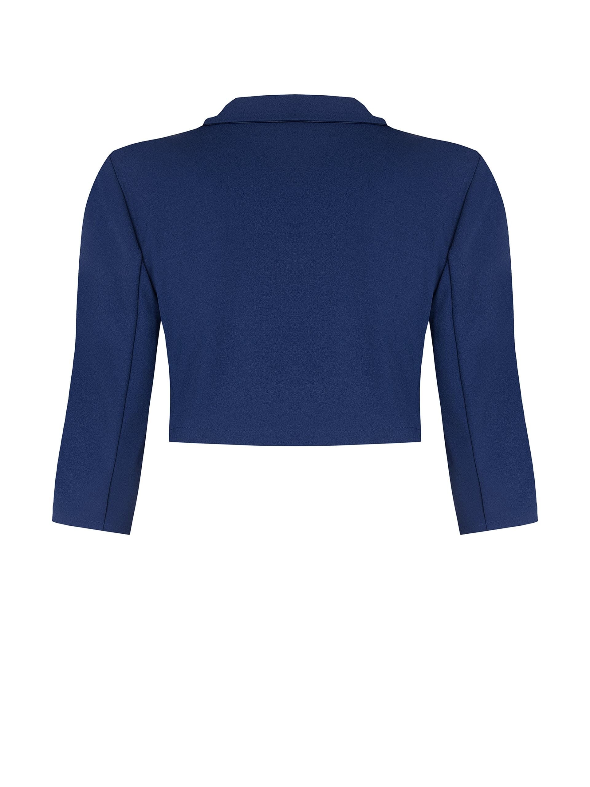 Giacca Spencer Curvy In Scuba Crepe Rinascimento Curvy