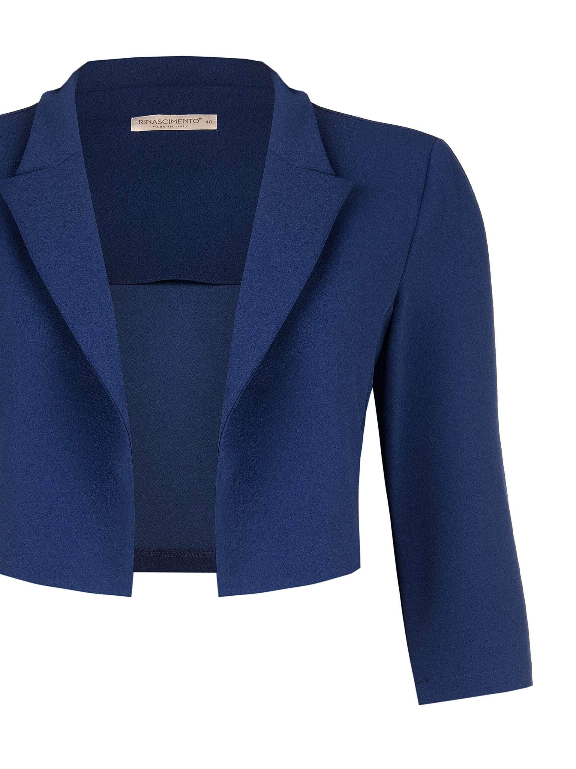 Giacca Spencer Curvy In Scuba Crepe Rinascimento Curvy