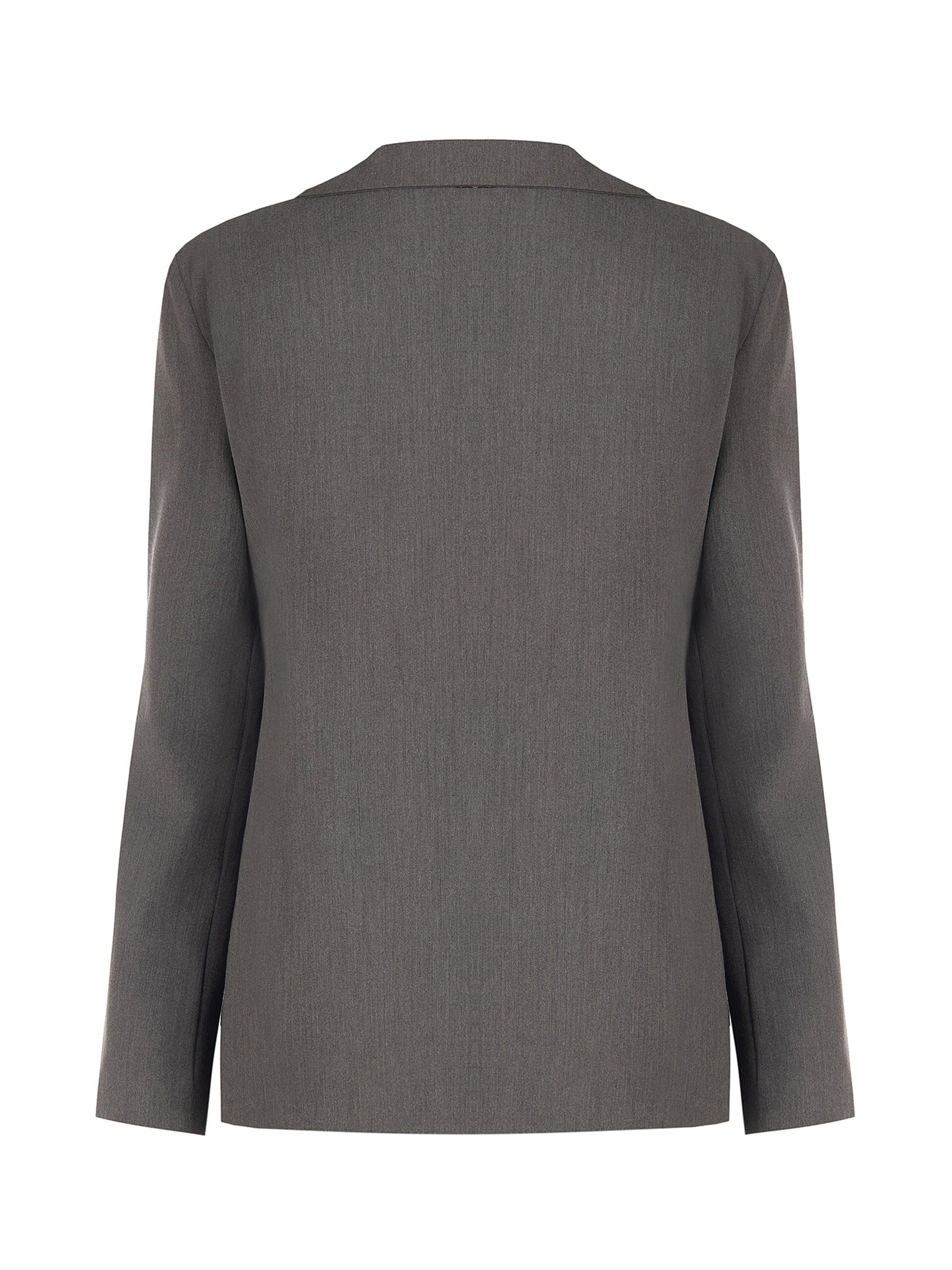 Giacca Blazer In Poliviscosa Effetto 2 In 1 Giacca E Gilet Rinascimento