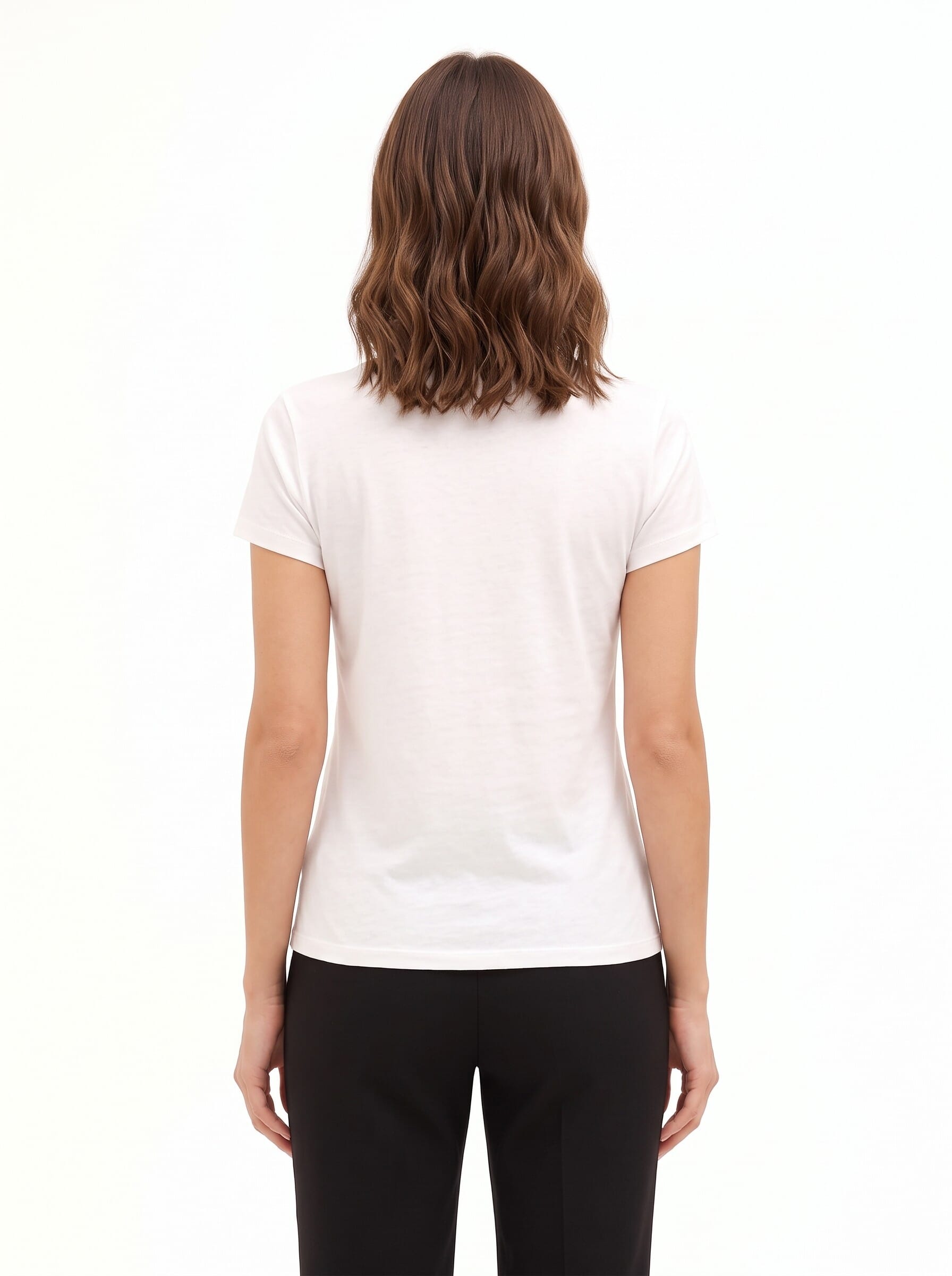 T-Shirt Regular In Cotone Con Stampa Bassotto Cuore E Strass Rinascimento