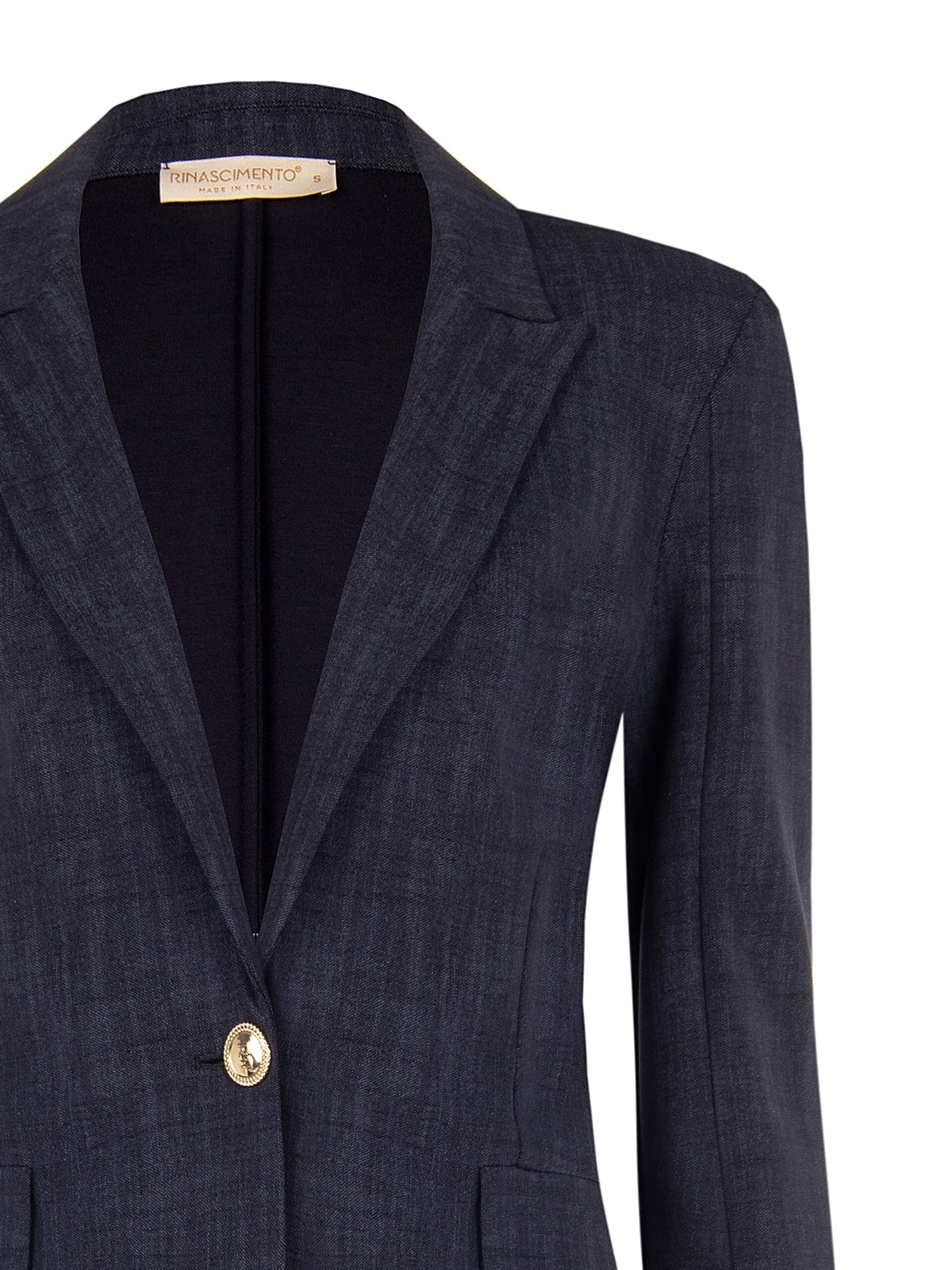 Punto Milano Blazer Jacket with Rinascimento Logo Buttons