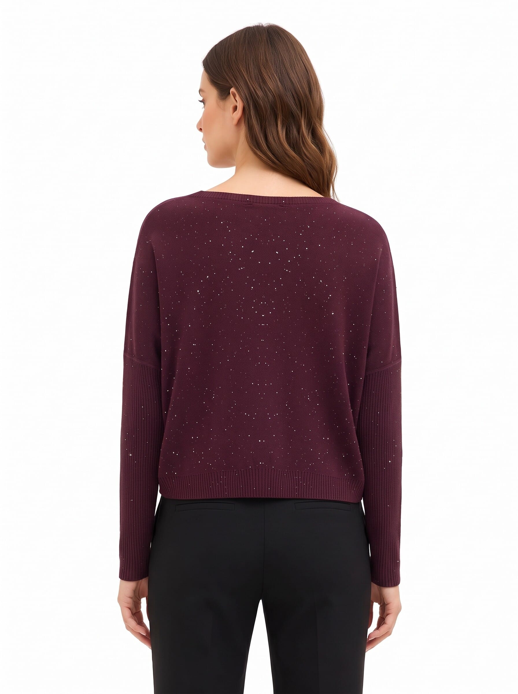 Maglione Over Con Paillettes Rinascimento