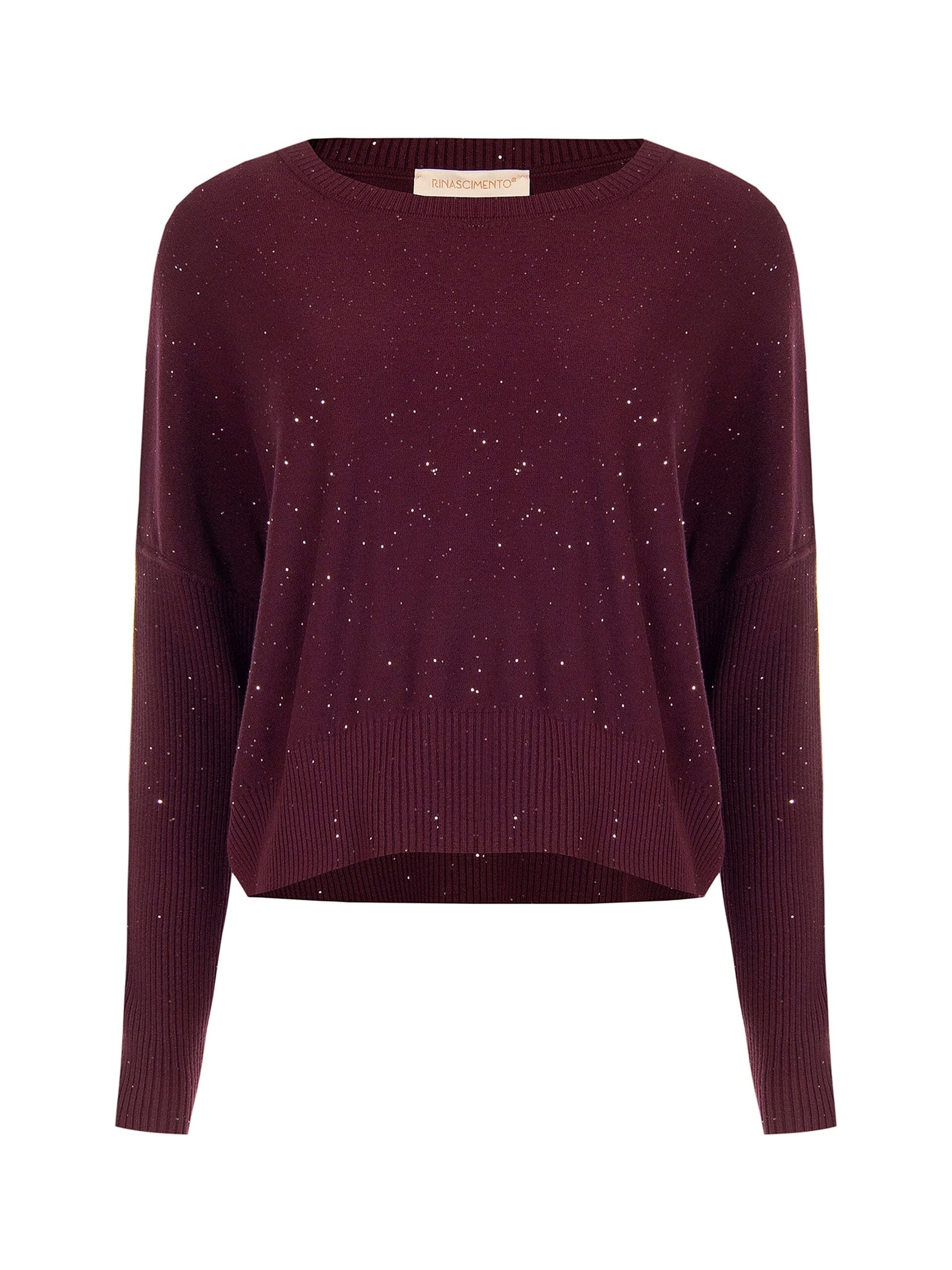 Maglione Over Con Paillettes Rinascimento
