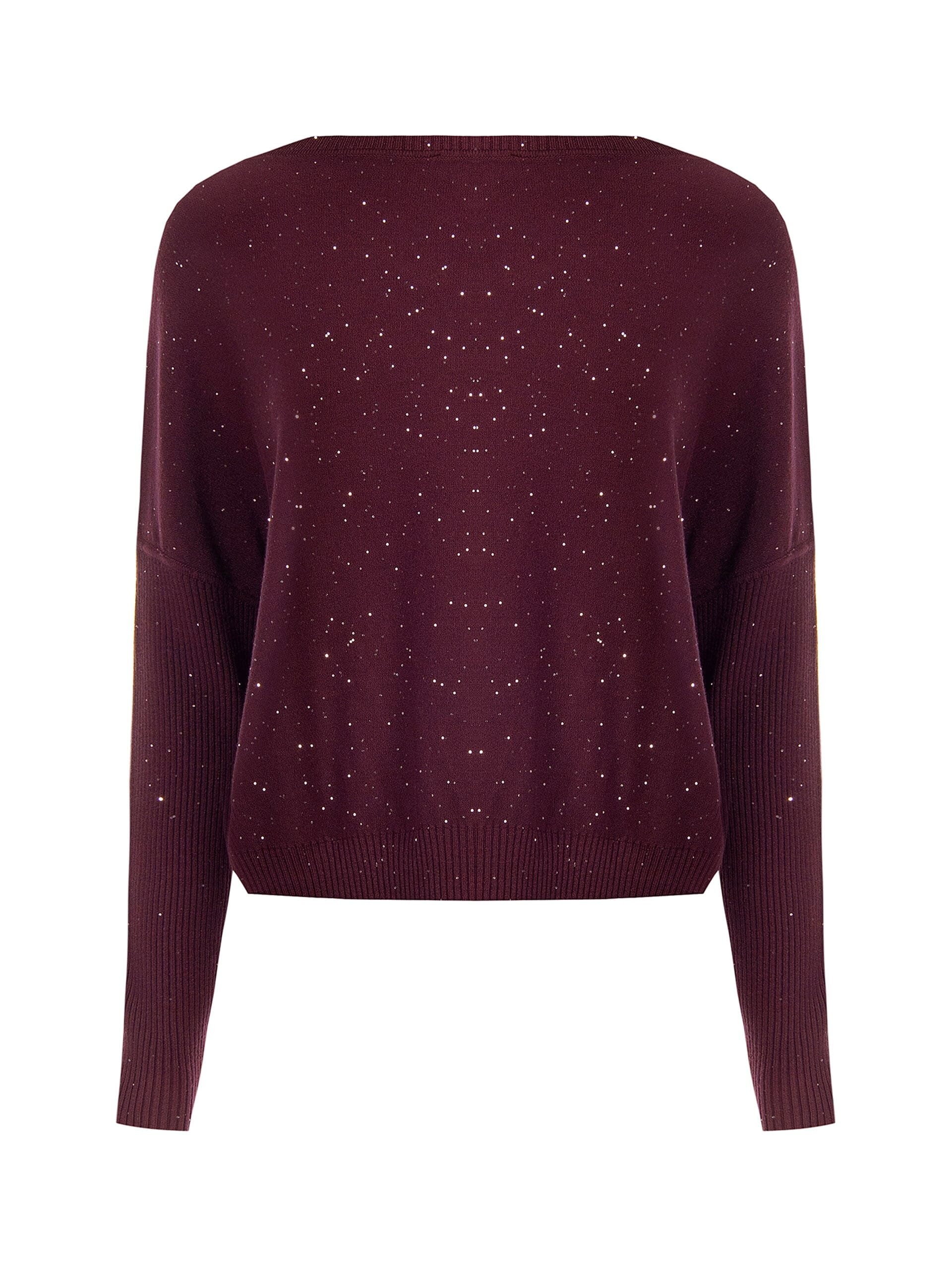 Maglione Over Con Paillettes Rinascimento