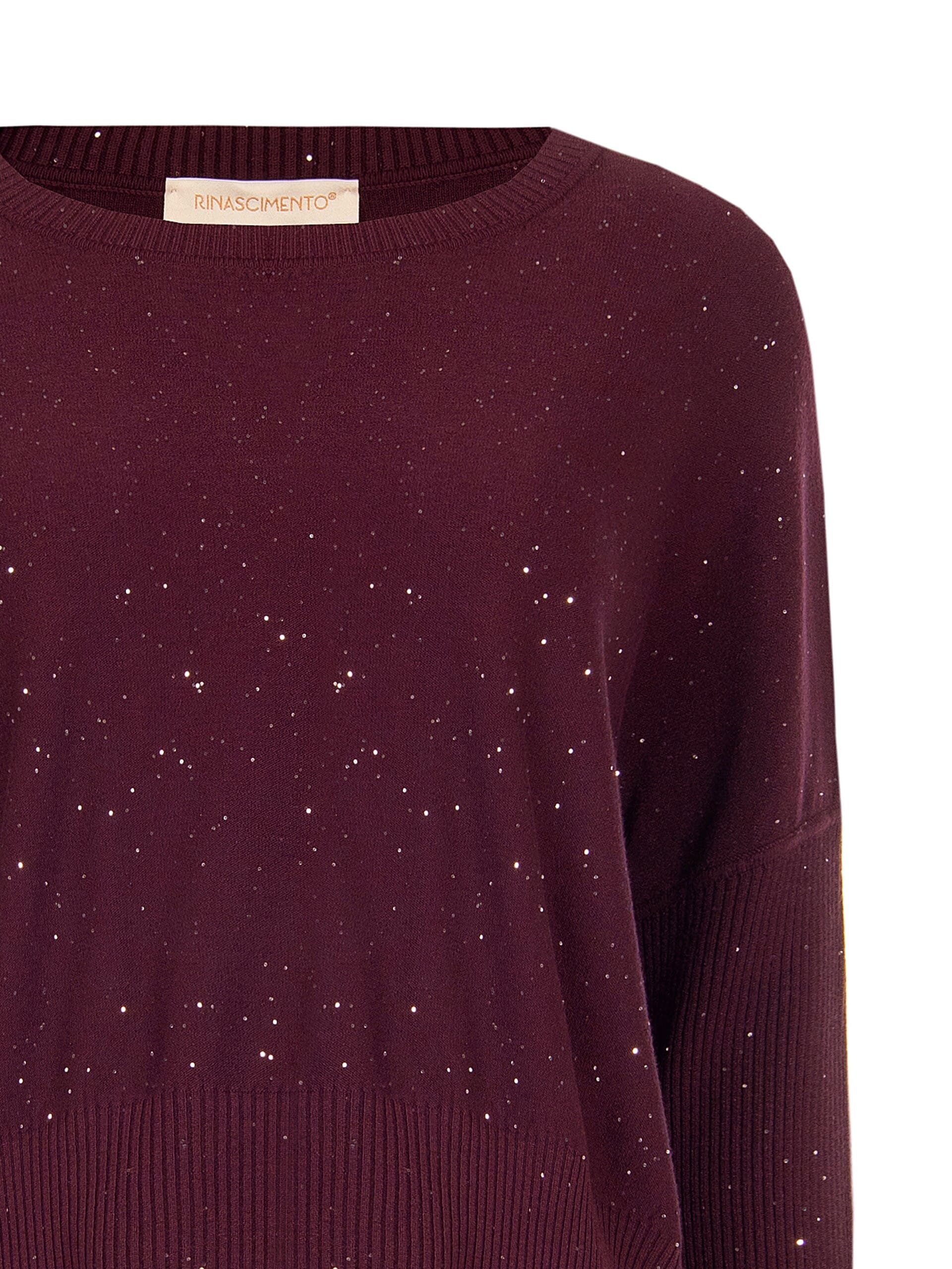 Maglione Over Con Paillettes Rinascimento