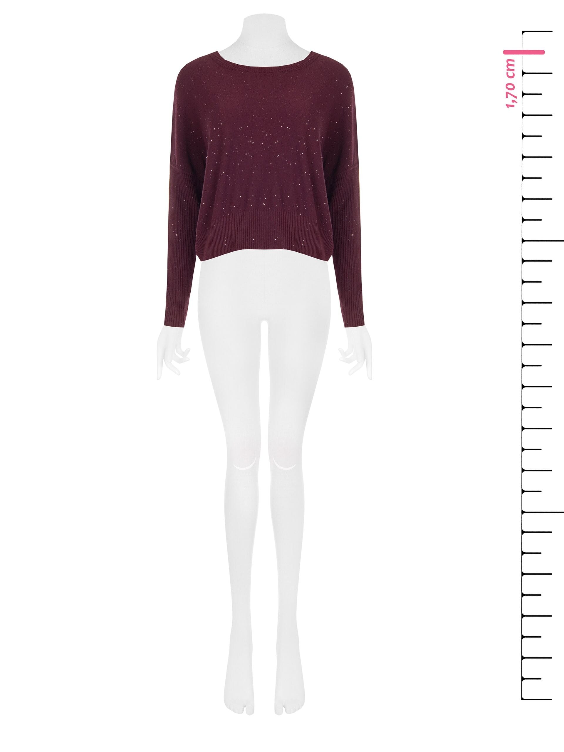 Maglione Over Con Paillettes Rinascimento