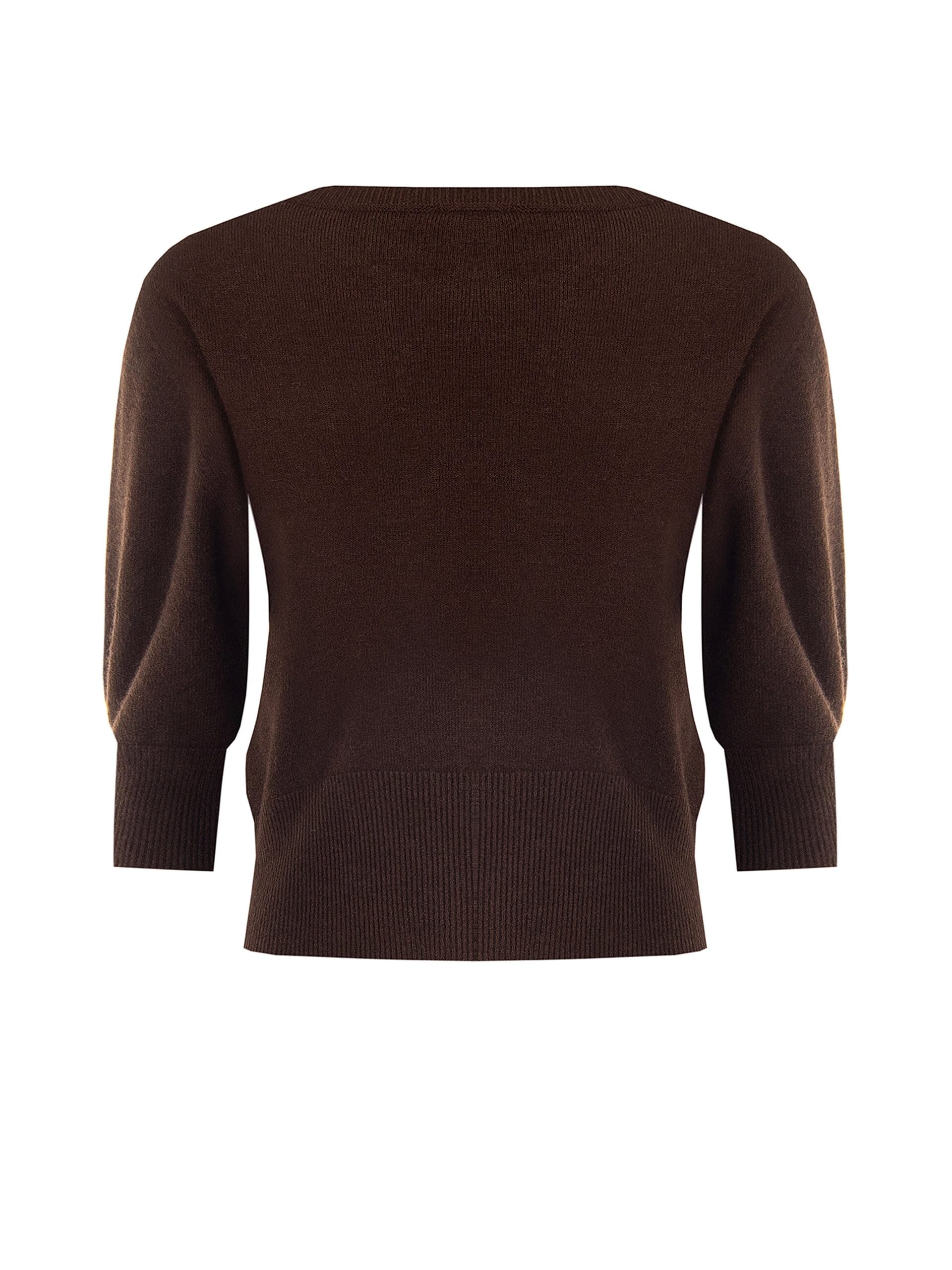 Maglione In Misto Viscosa Con Logo Rr In Rilievo Rinascimento