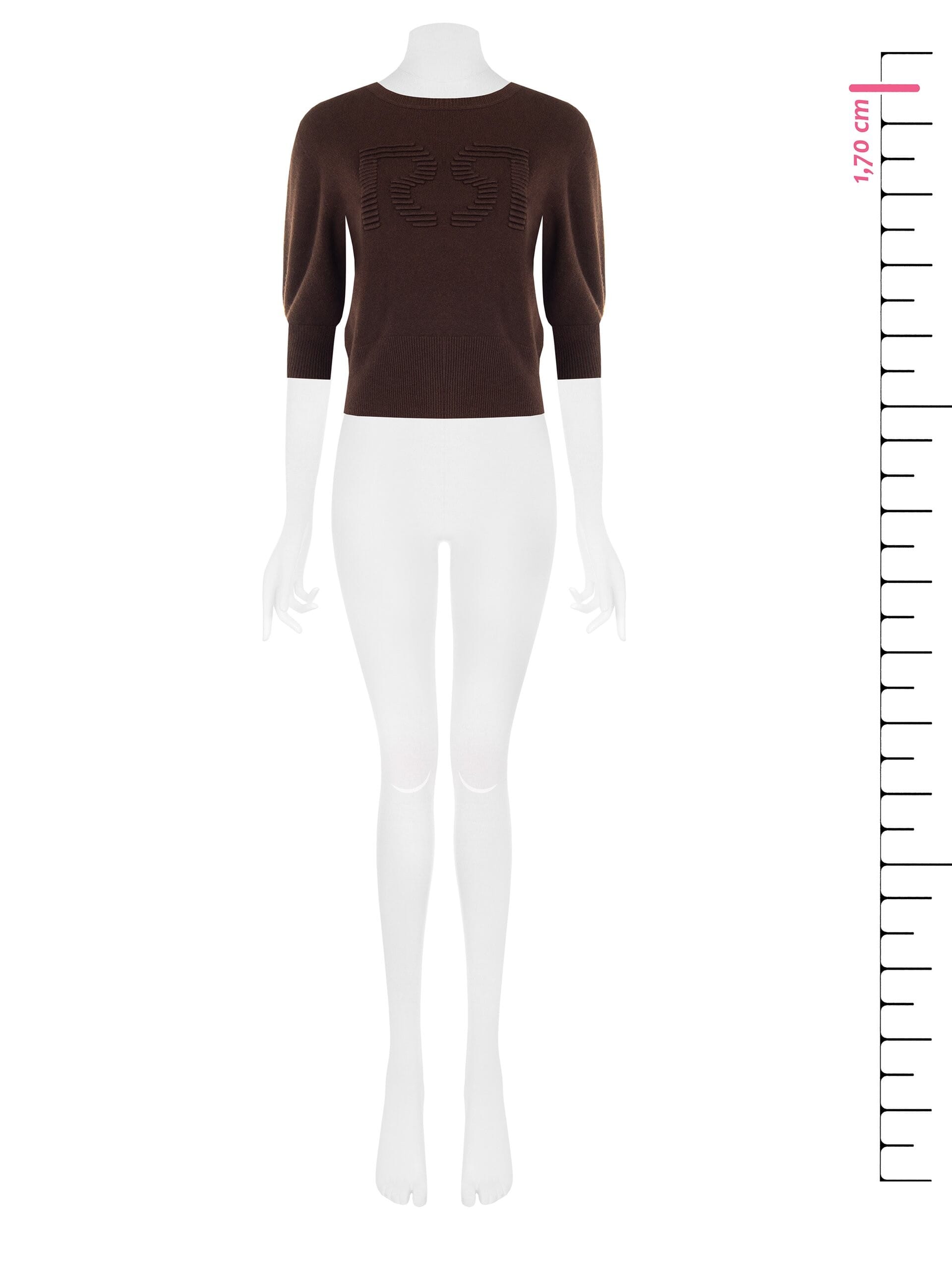 Maglione In Misto Viscosa Con Logo Rr In Rilievo Rinascimento