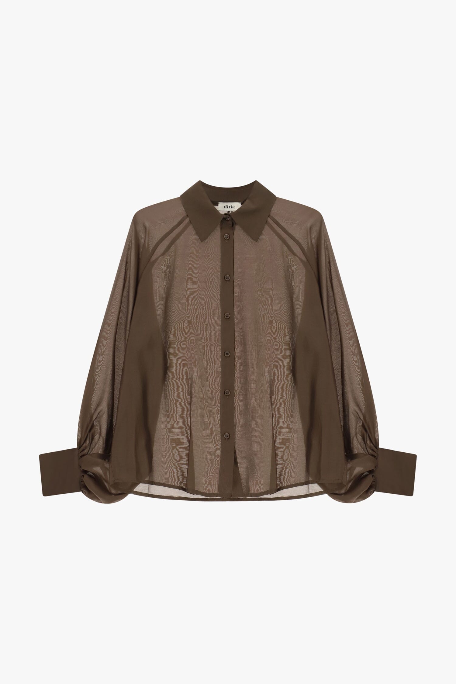 Camicia Ampia Con Maniche Balloon Abbottonatura Frontale Dixie