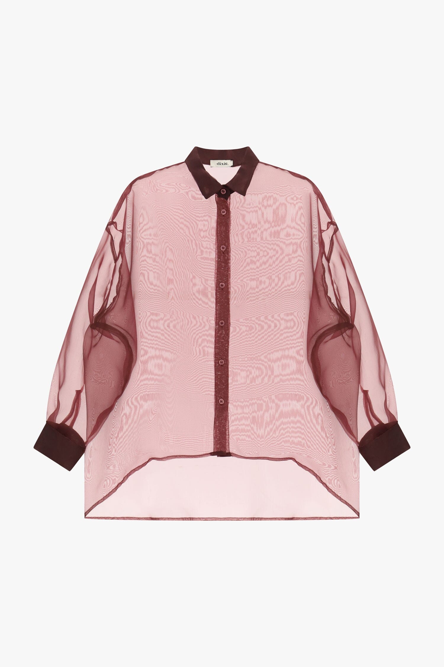 Dixie Oversized Sheer Shirt with Wide Sleeves