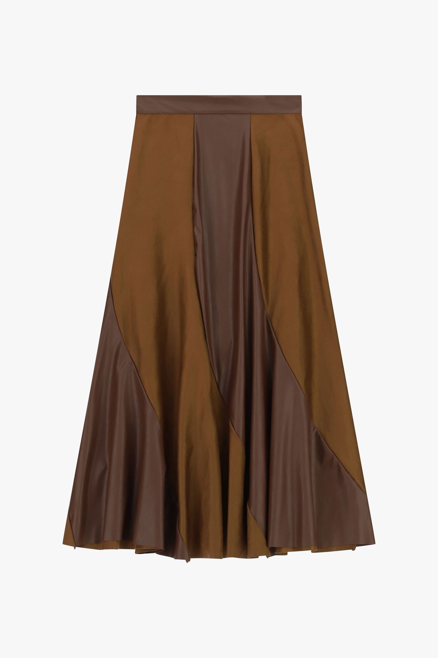 Gonna Midi Svasata Con Inserti Asimmetrici Dixie