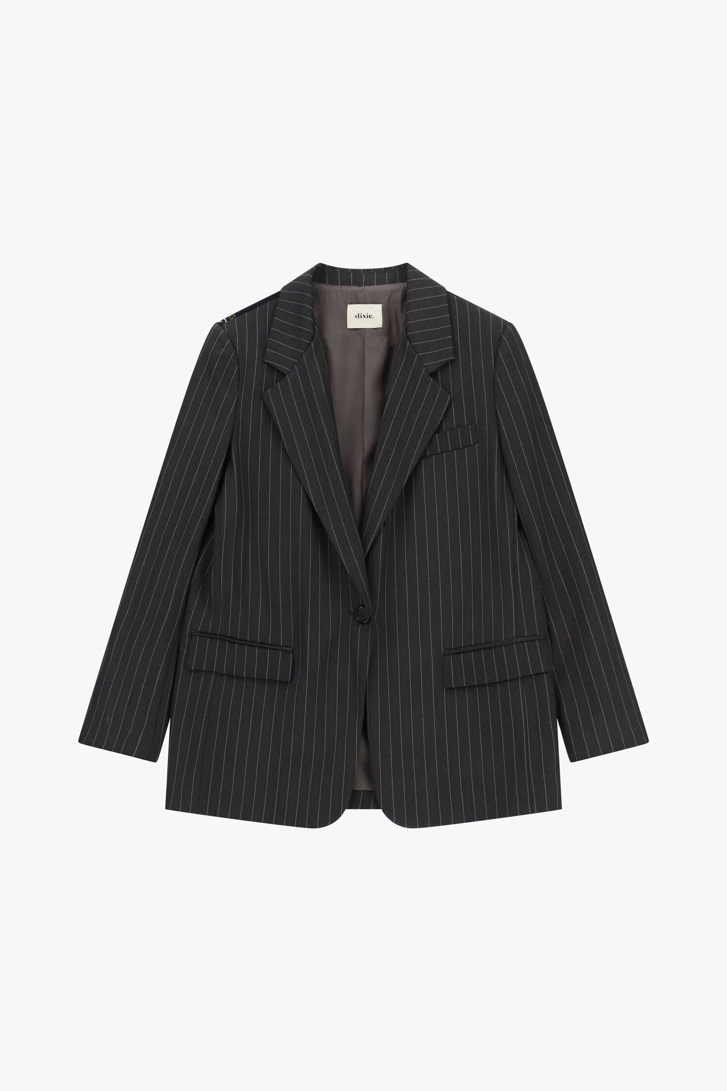 Blazer à rayures avec foulard bandana et franges Dixie