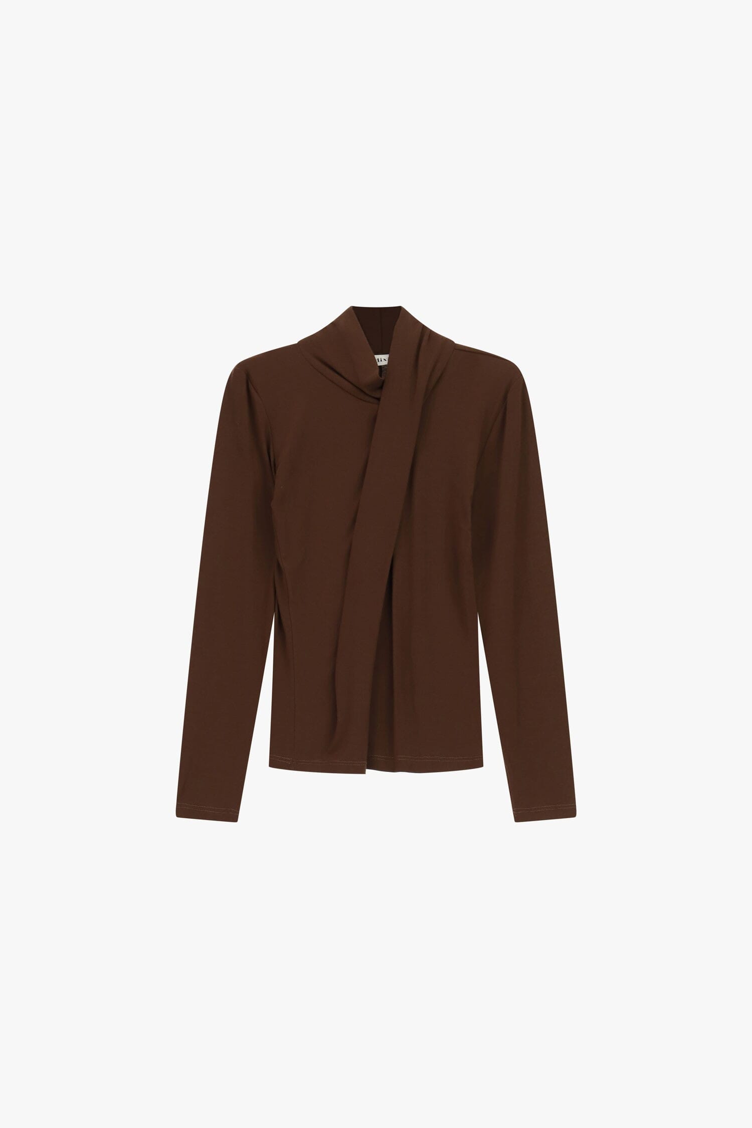 Maglione Drappeggiato Con Collo Morbido E Maniche Lunghe Dixie