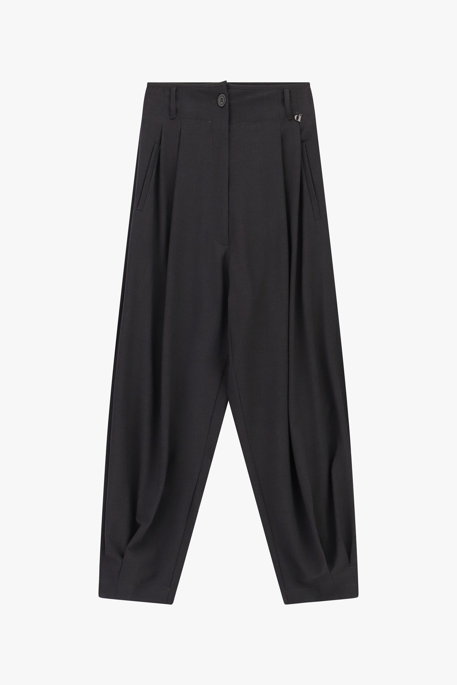 Pantaloni Ampi Con Pieghe Frontali E Vita Regular Dixie