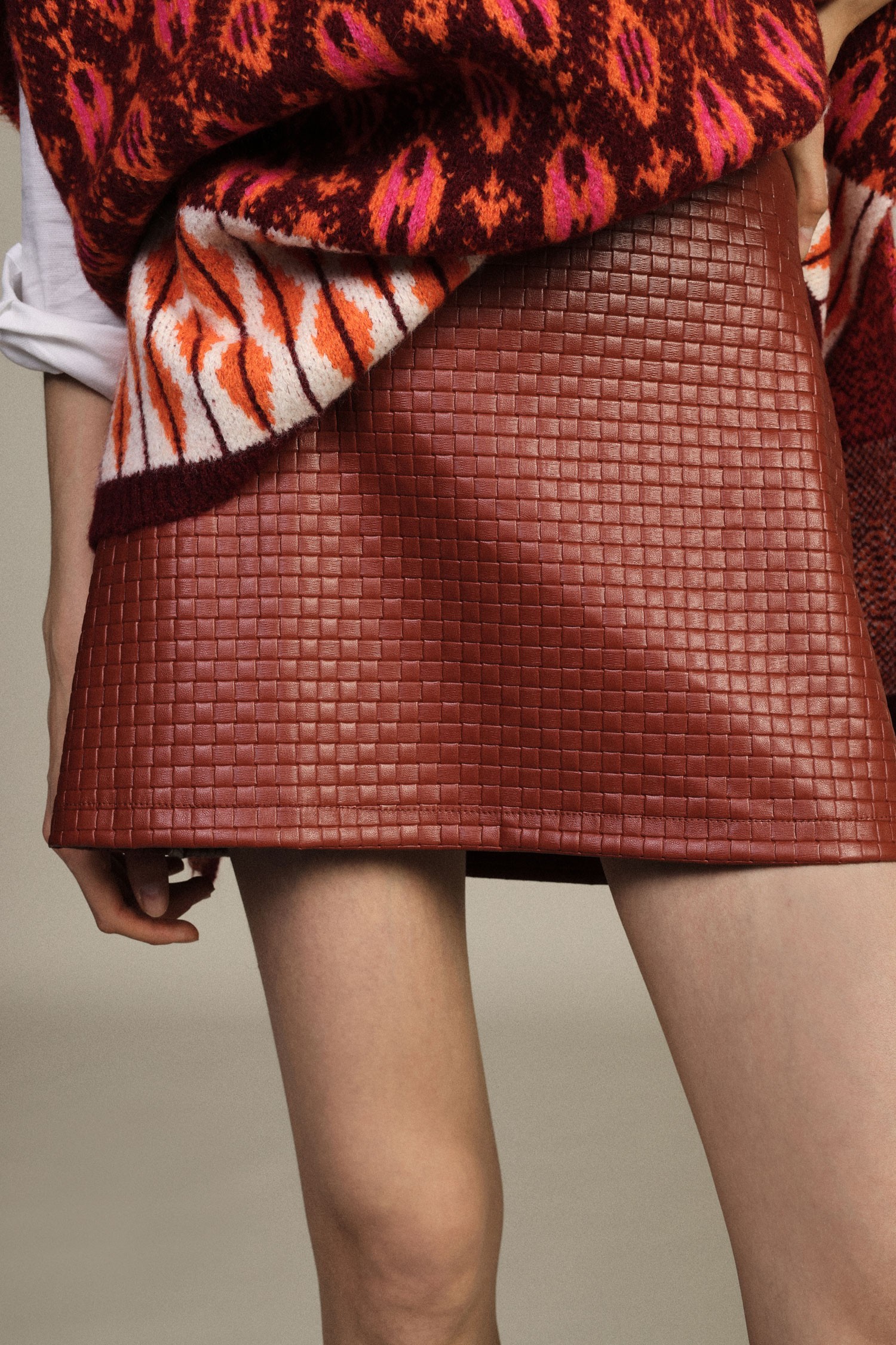 Gonna Corta Svasata Con Motivo A Quadri Dixie