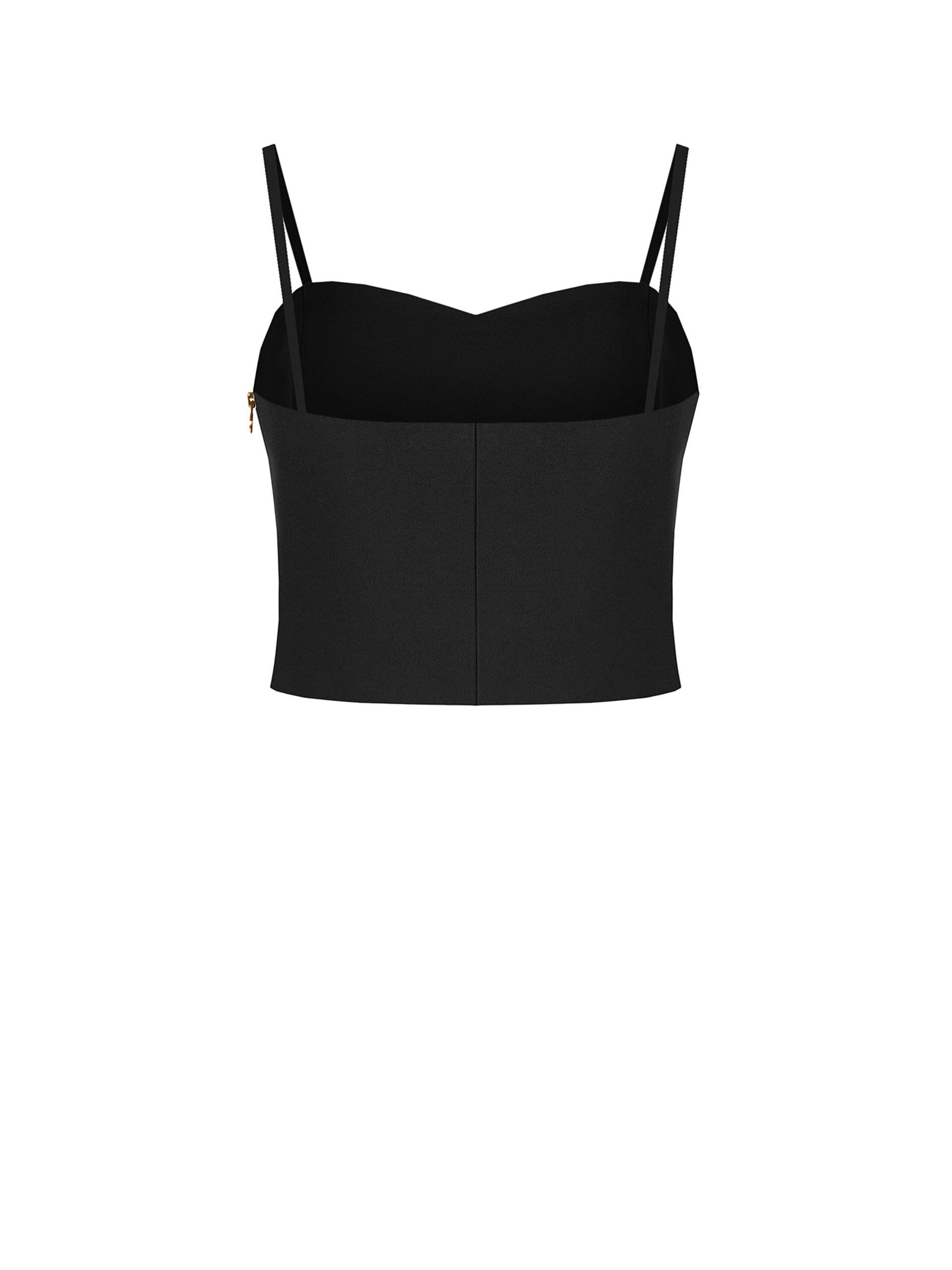 Crop Top Bustier In Tessuto Tecnico Rinascimento