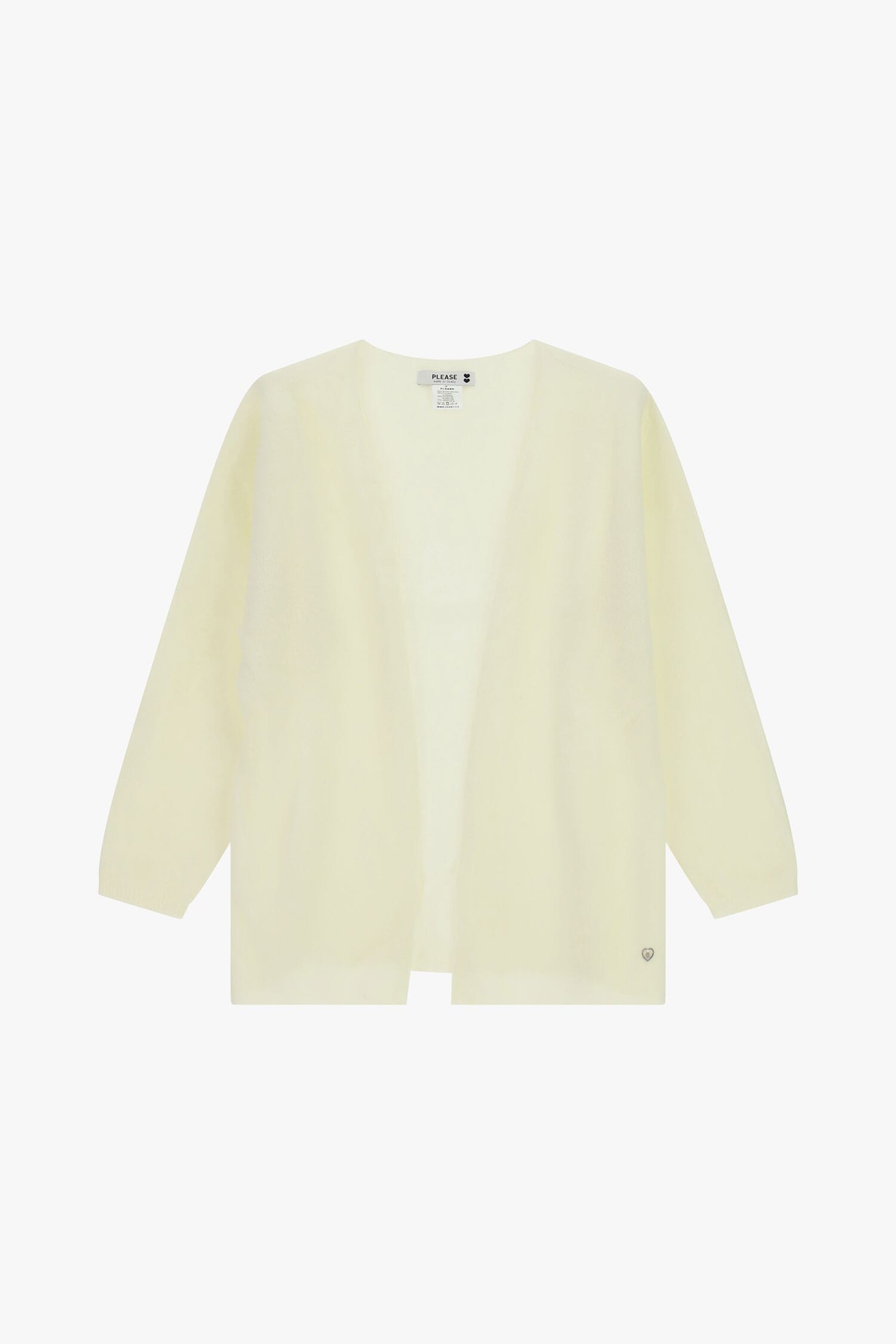 Cardigan Lungo Aperto Senza Bottoni Please