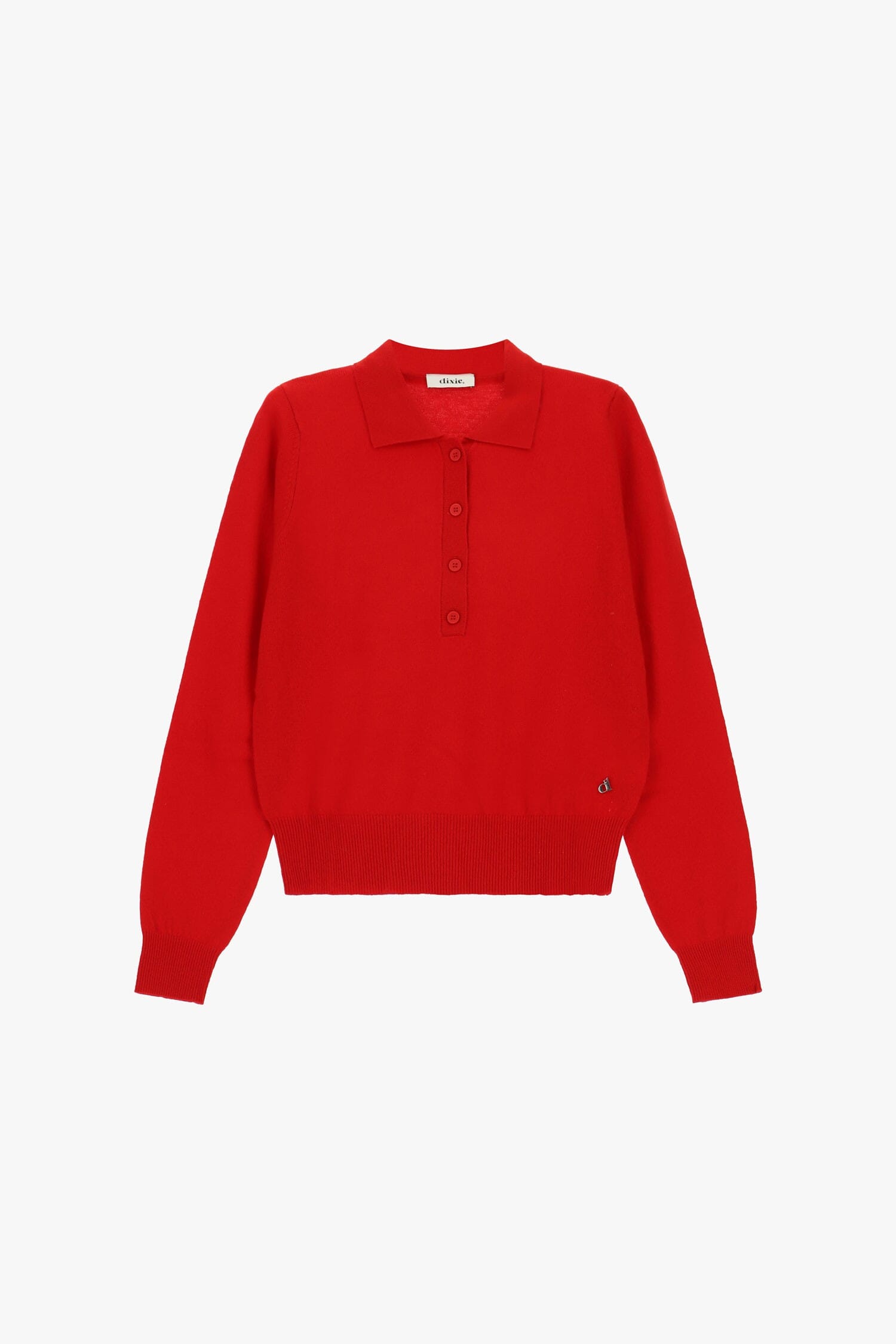 Maglione Con Colletto E Chiusura A Bottoni Dixie
