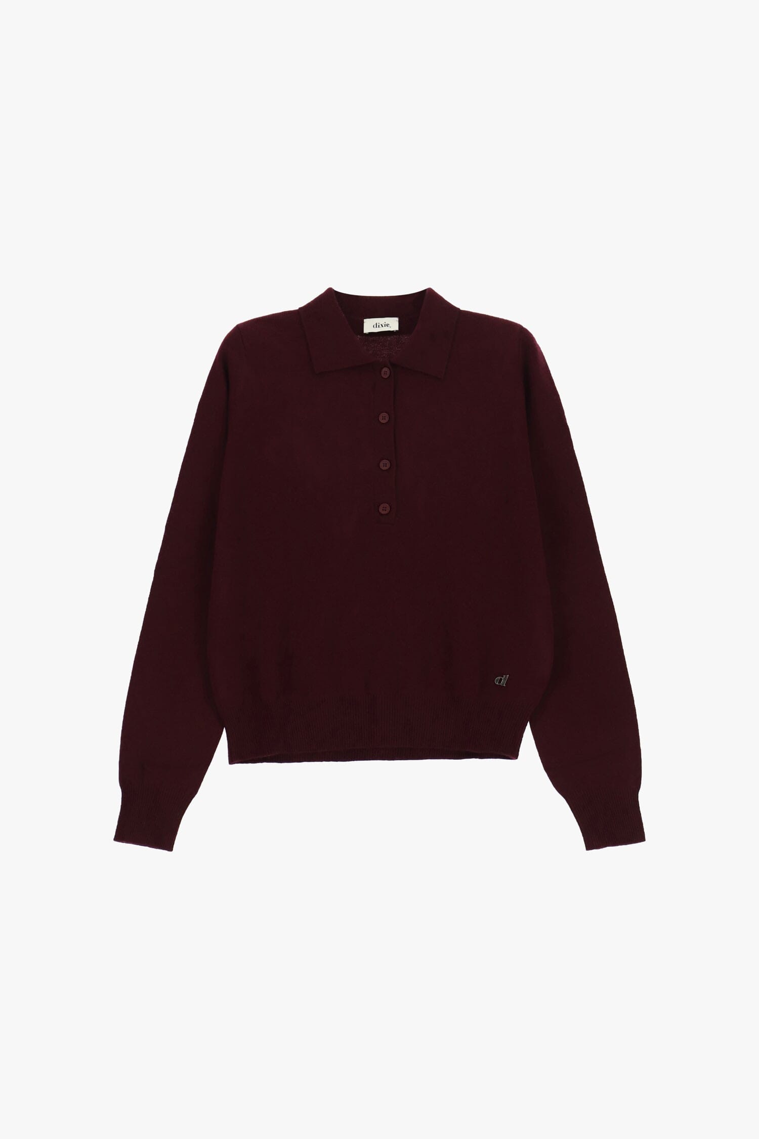 Maglione Con Colletto E Chiusura A Bottoni Dixie