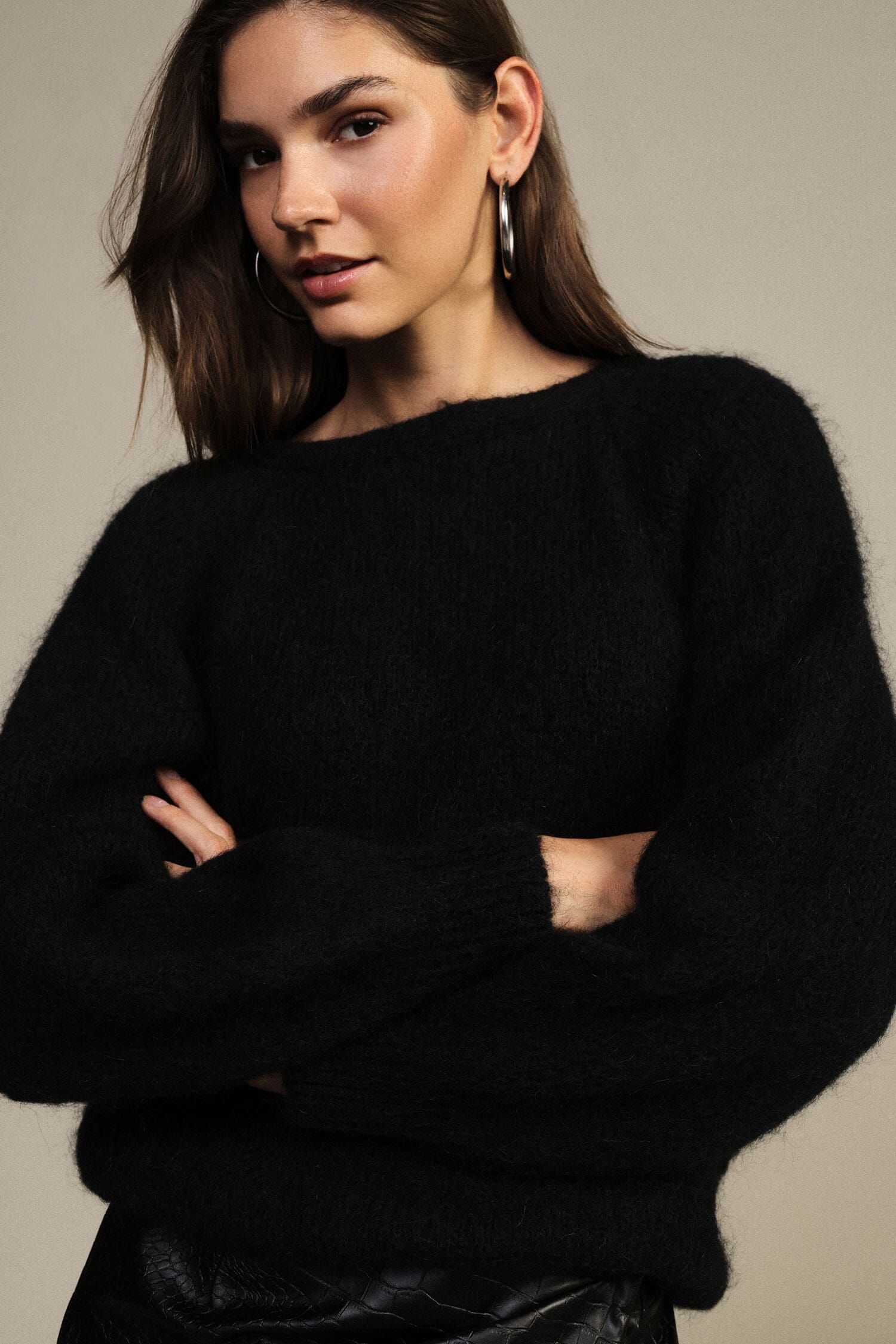 Maglione Girocollo Fit Morbido Con Dettaglio Logo Dixie
