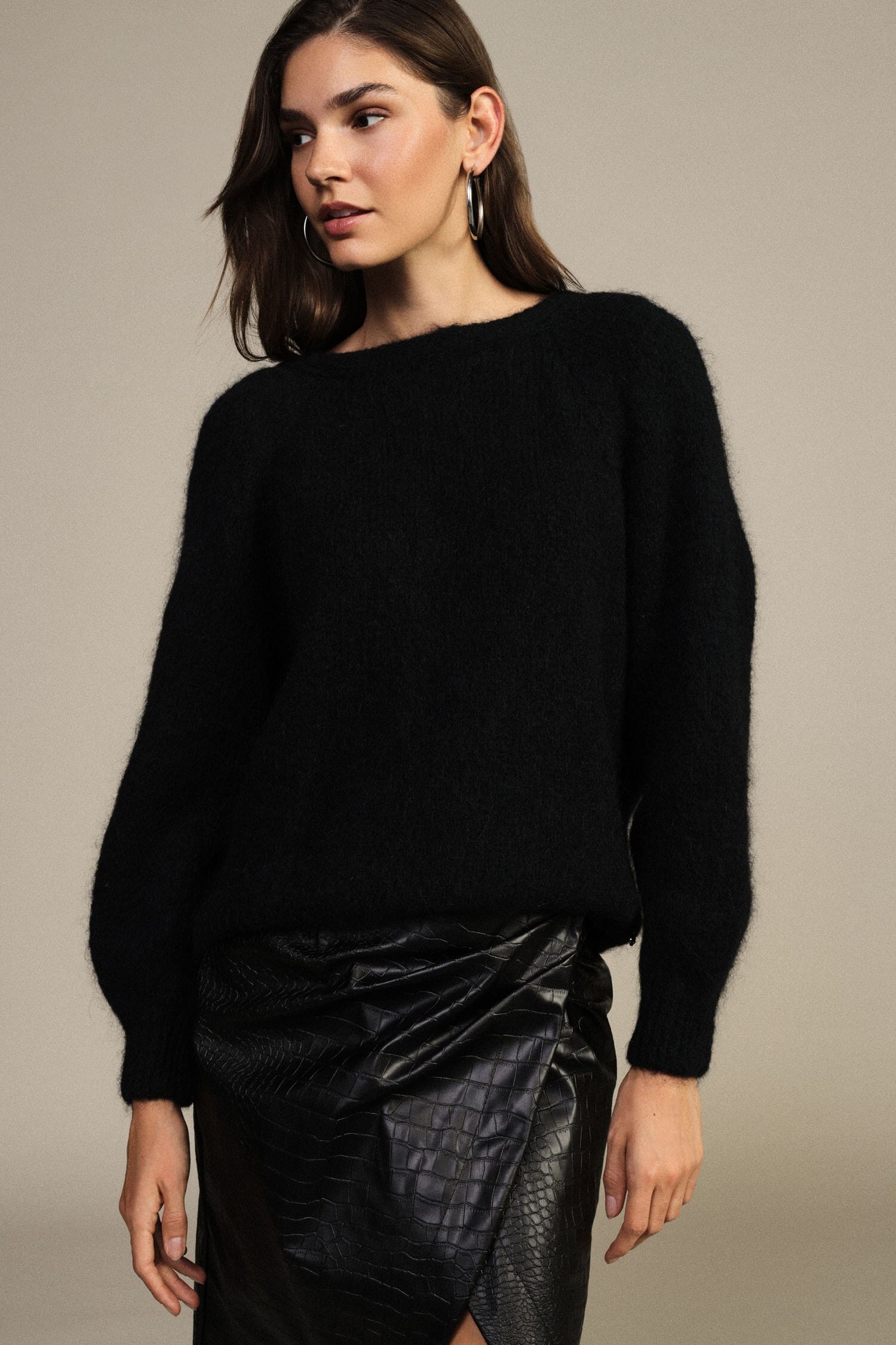 Maglione Girocollo Fit Morbido Con Dettaglio Logo Dixie