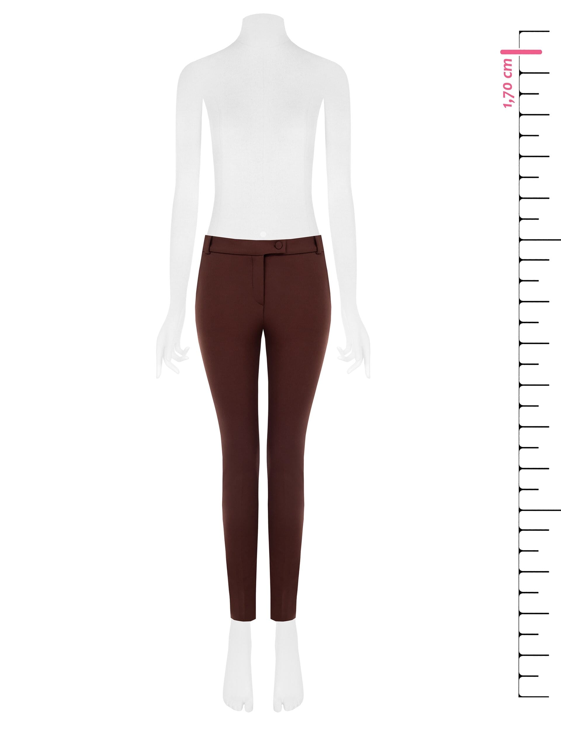 Pantaloni Skinny In Scuba Crepe Rinascimento